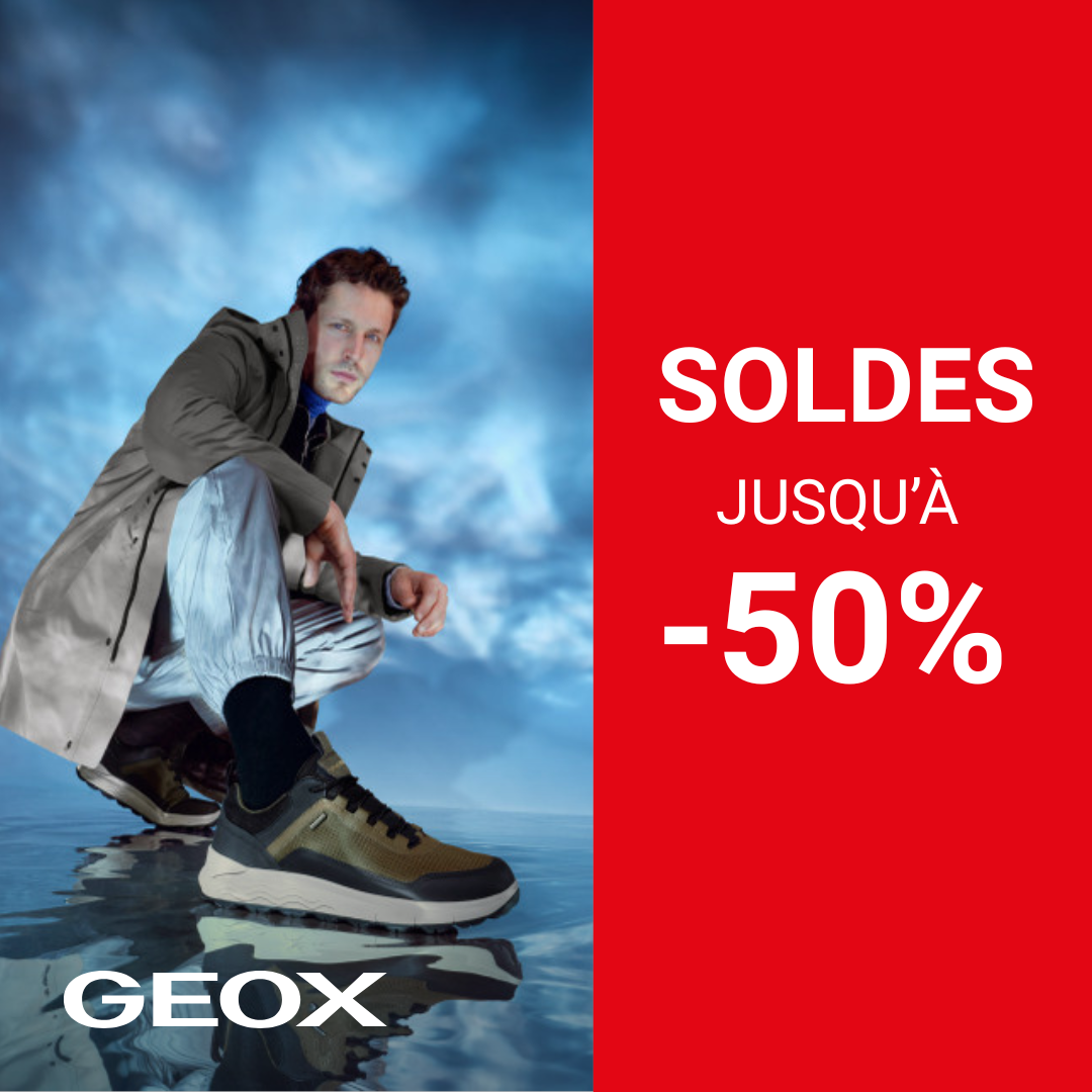 GEOX Facebook ad: Collection GEOX pour hommes