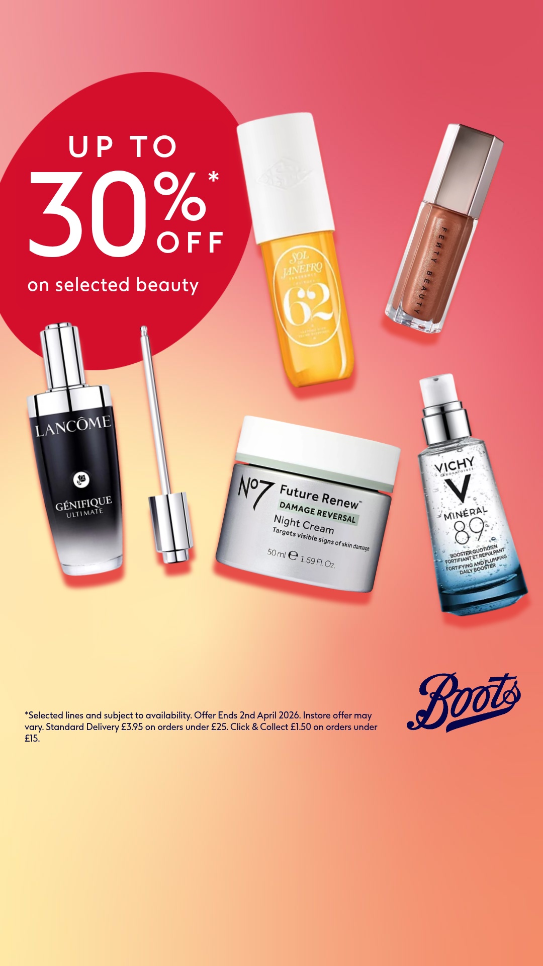 Boots UK Facebook ad