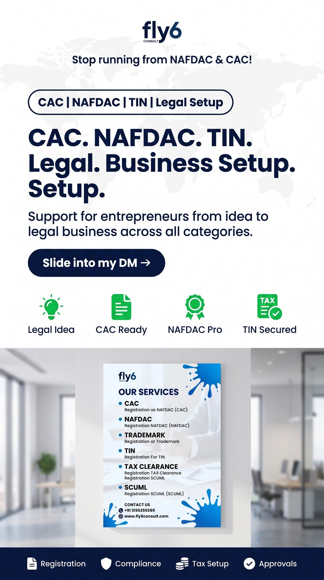Nafdac Consultant Facebook ad: NAFDAC registration, CAC registration, Trademark registratio
