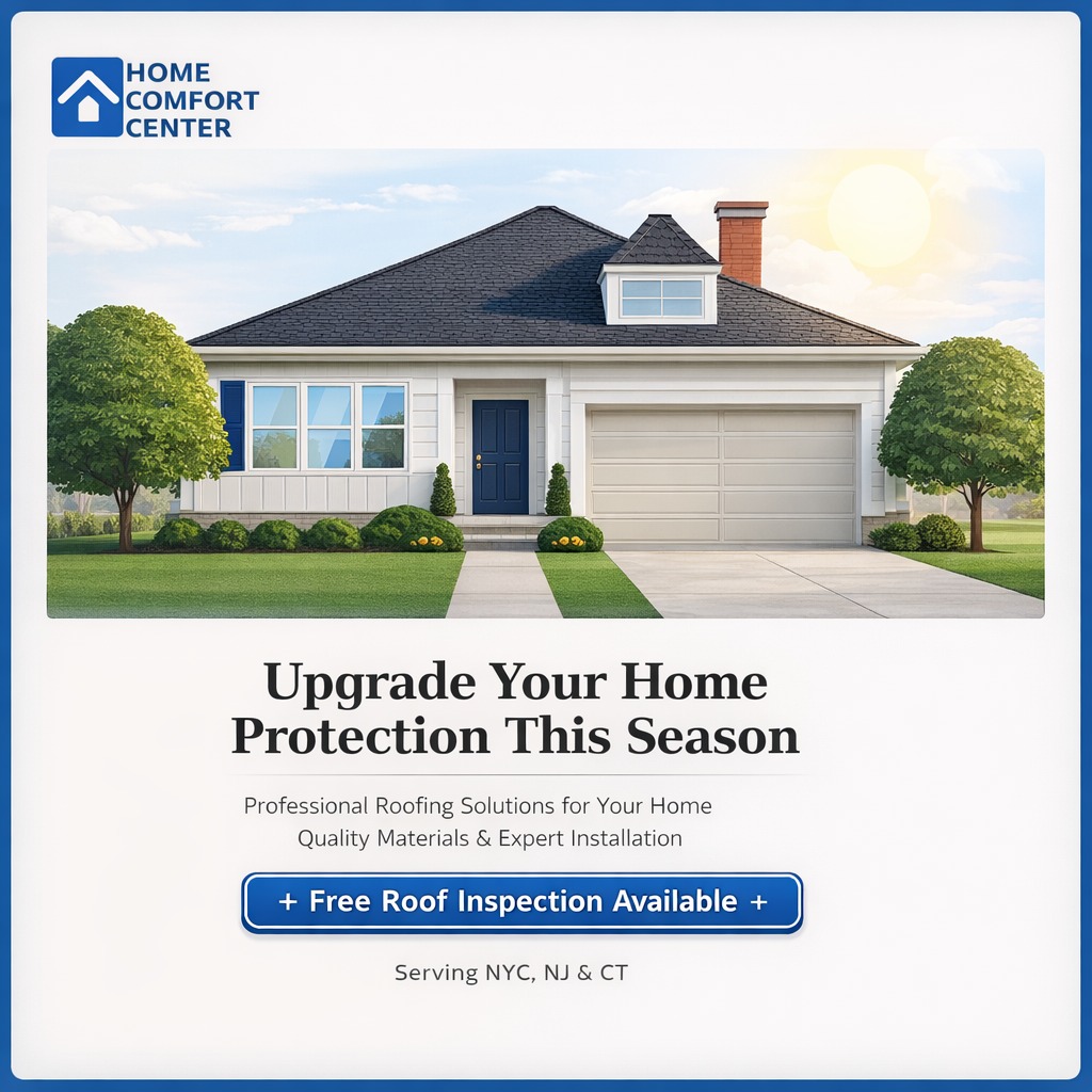Home Comfort Center Facebook ad: Protect what matters most, your home.