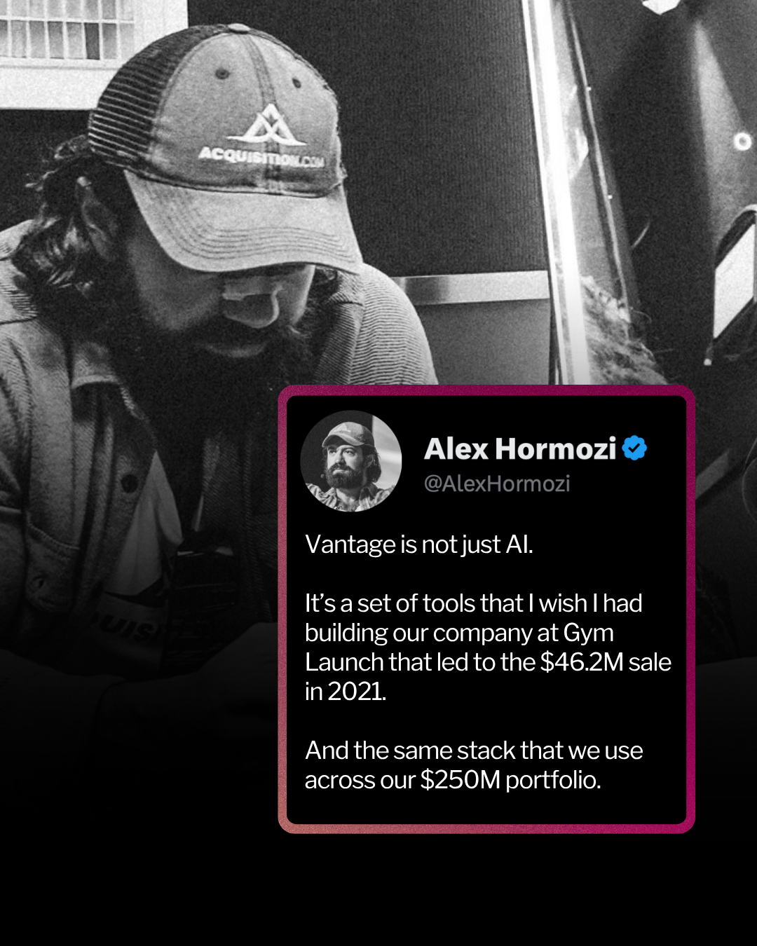Alex Hormozi Facebook ad