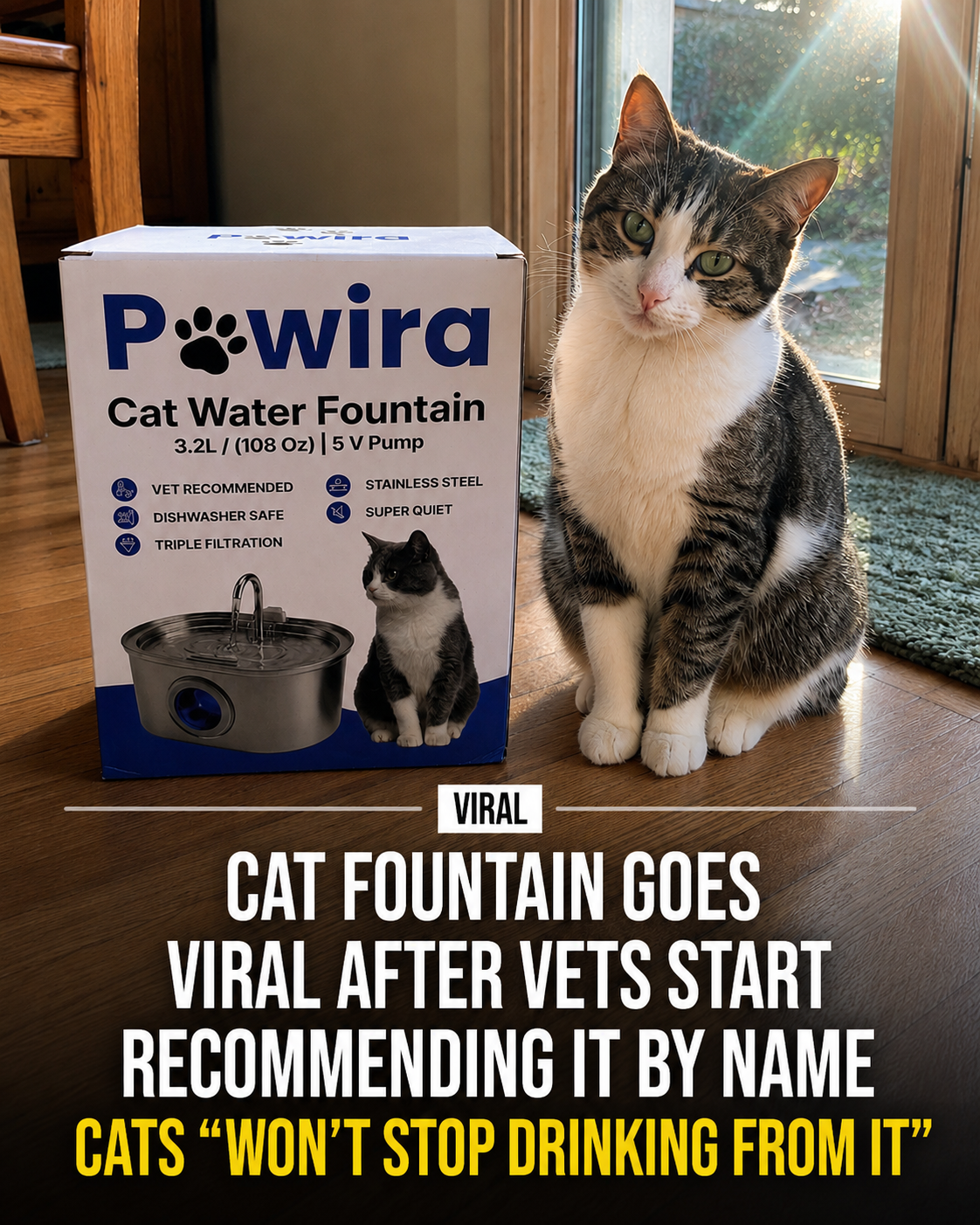 Cat Care Daily Facebook ad