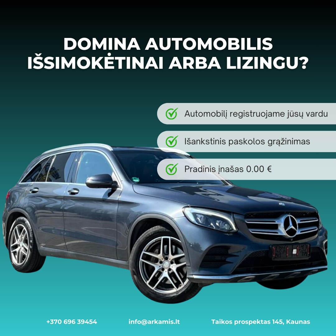 Arkamis - Automobiliai išsimokėtinai Facebook ad: Registruotis Konsultacijai
