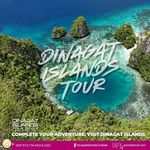 Dinagat Islands Tour Deals - Azonta Travel and Tours Facebook ad: THIS IS YOUR SIGN TO GO TO DINAGAT…