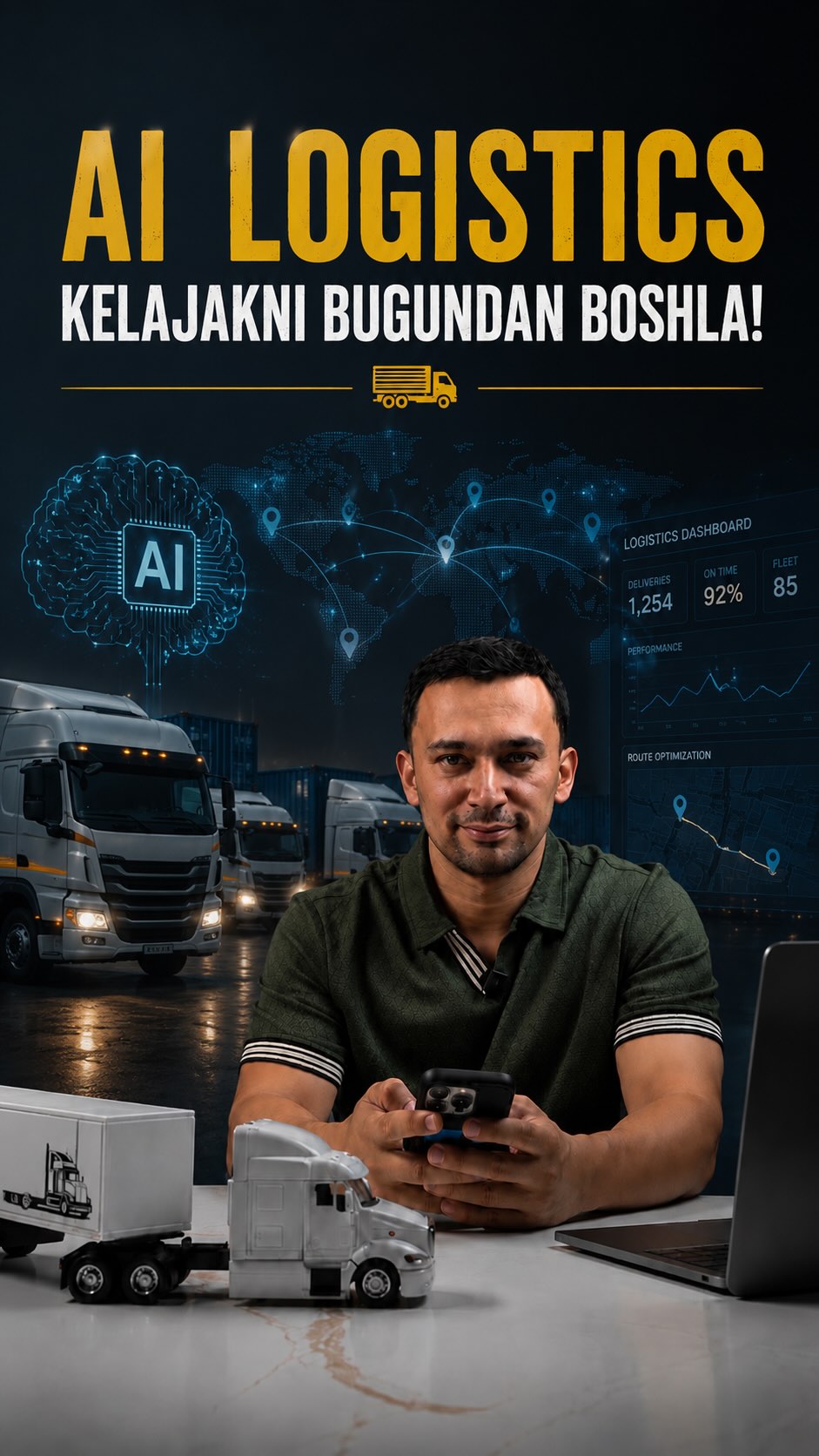 Business Motivation Facebook ad: AI xodimlarning ishini olib qo‘yadimi?