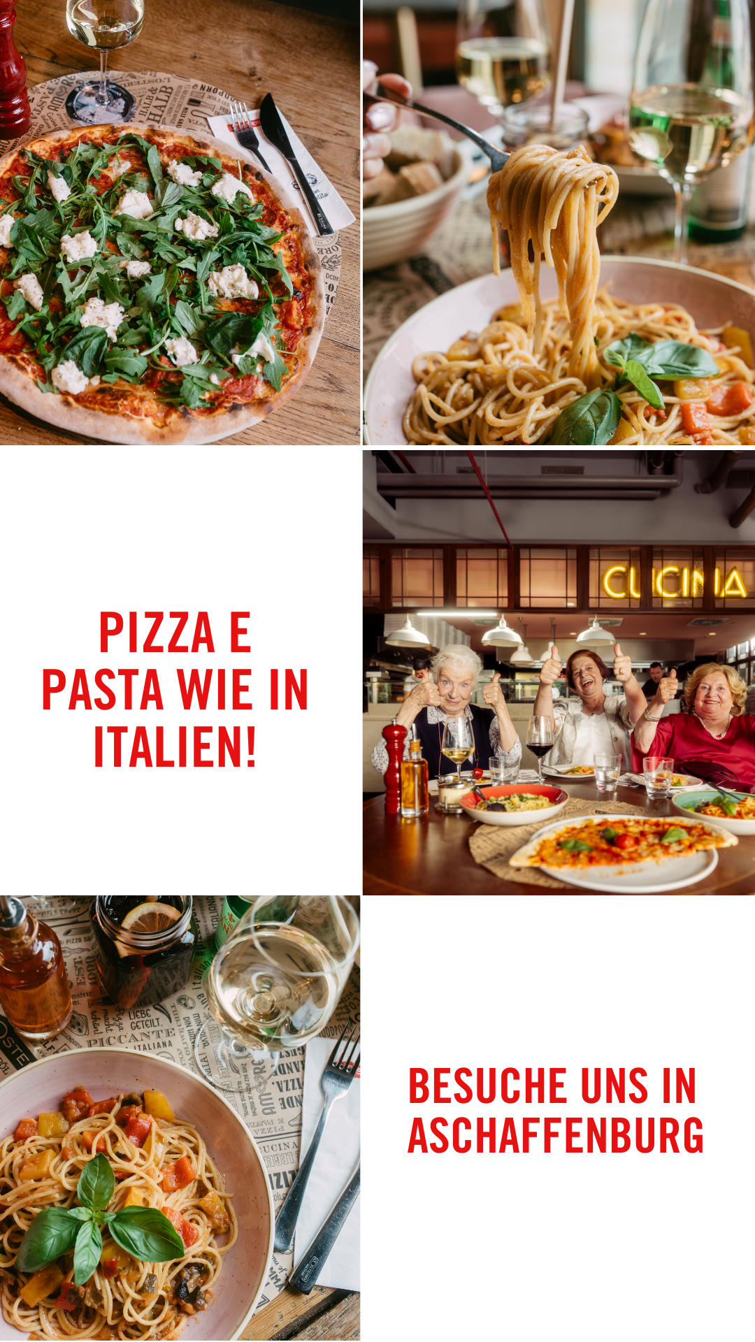 L'Osteria Aschaffenburg Facebook ad from Nov 16, 2023