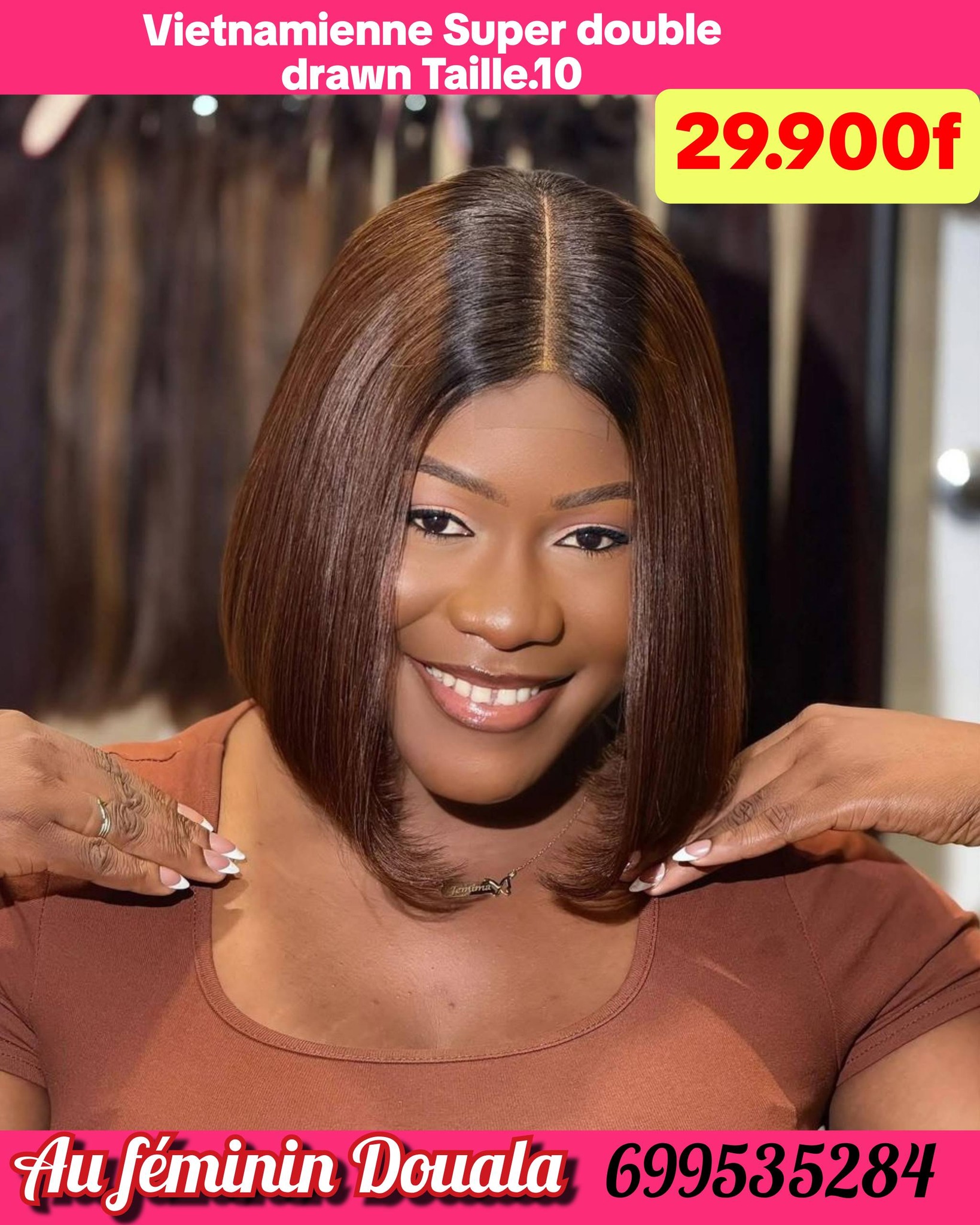 Au Féminin Douala Facebook ad: Promotion spéciale mois de la femmes
