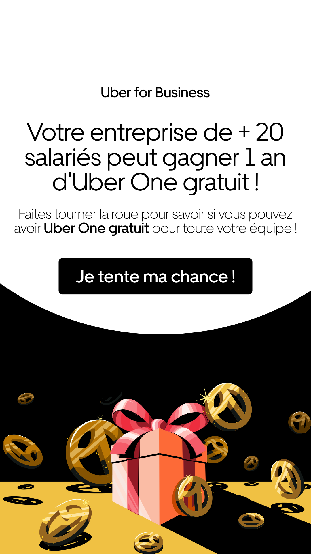 Uber for Business Facebook ad