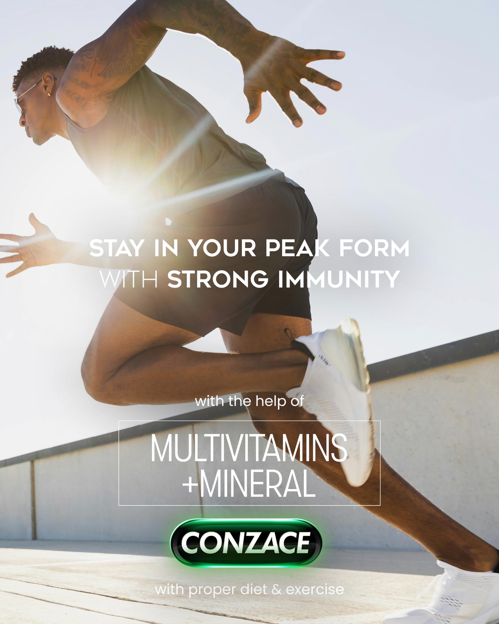 Conzace Facebook ad: Say No to Sick Days