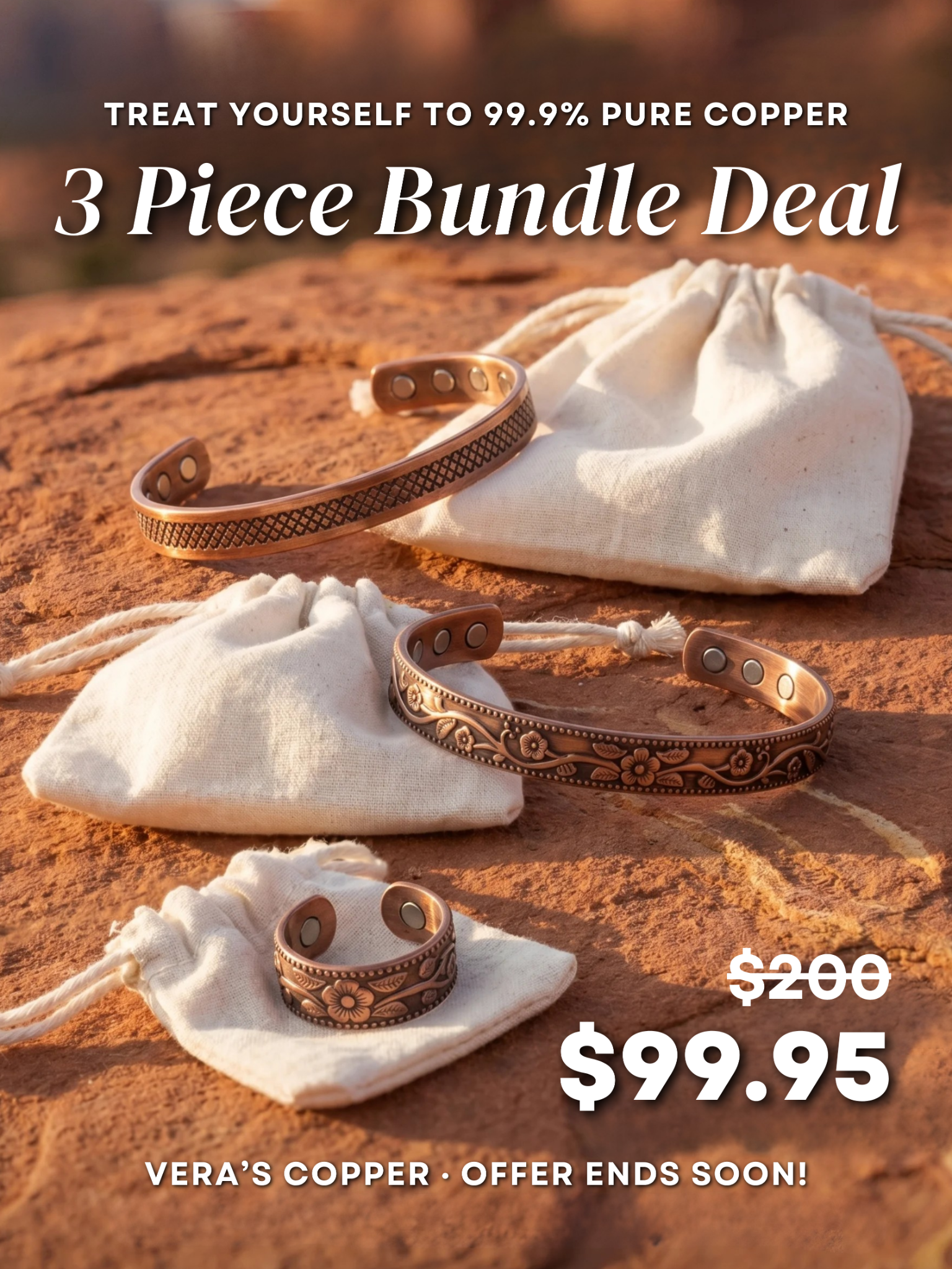 Vera’s Copper Jewelry Facebook ad
