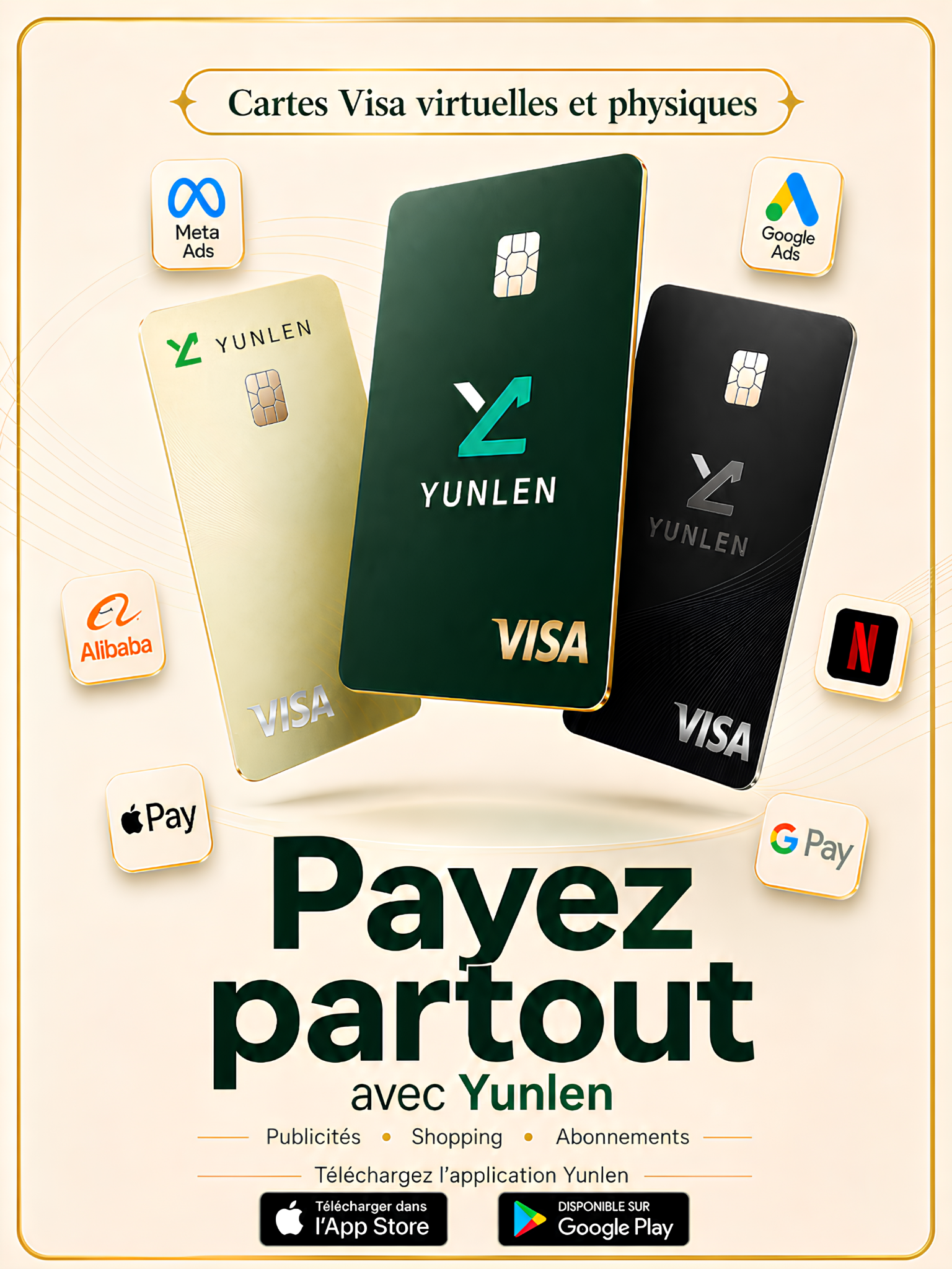 Yunlen.app Facebook ad
