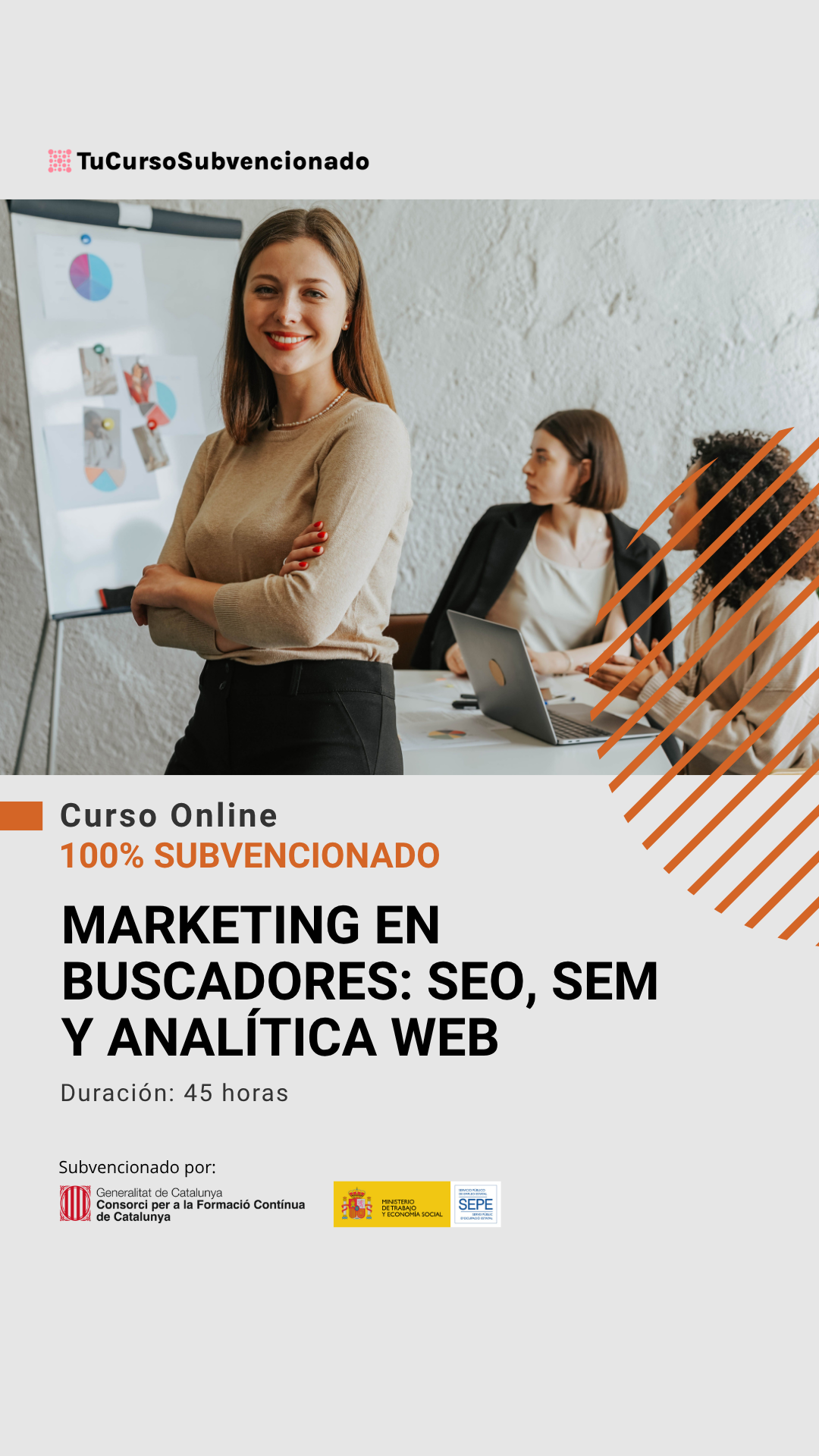 TuCursoSubvencionado Facebook ad: Fórmate como Community Manager