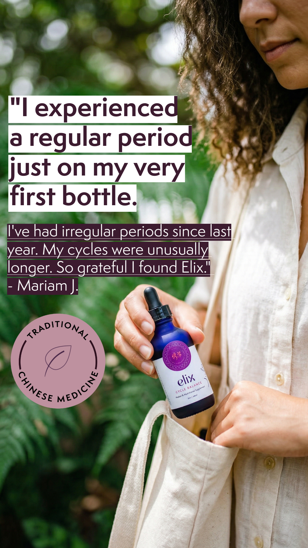 Elix Healing Facebook ad