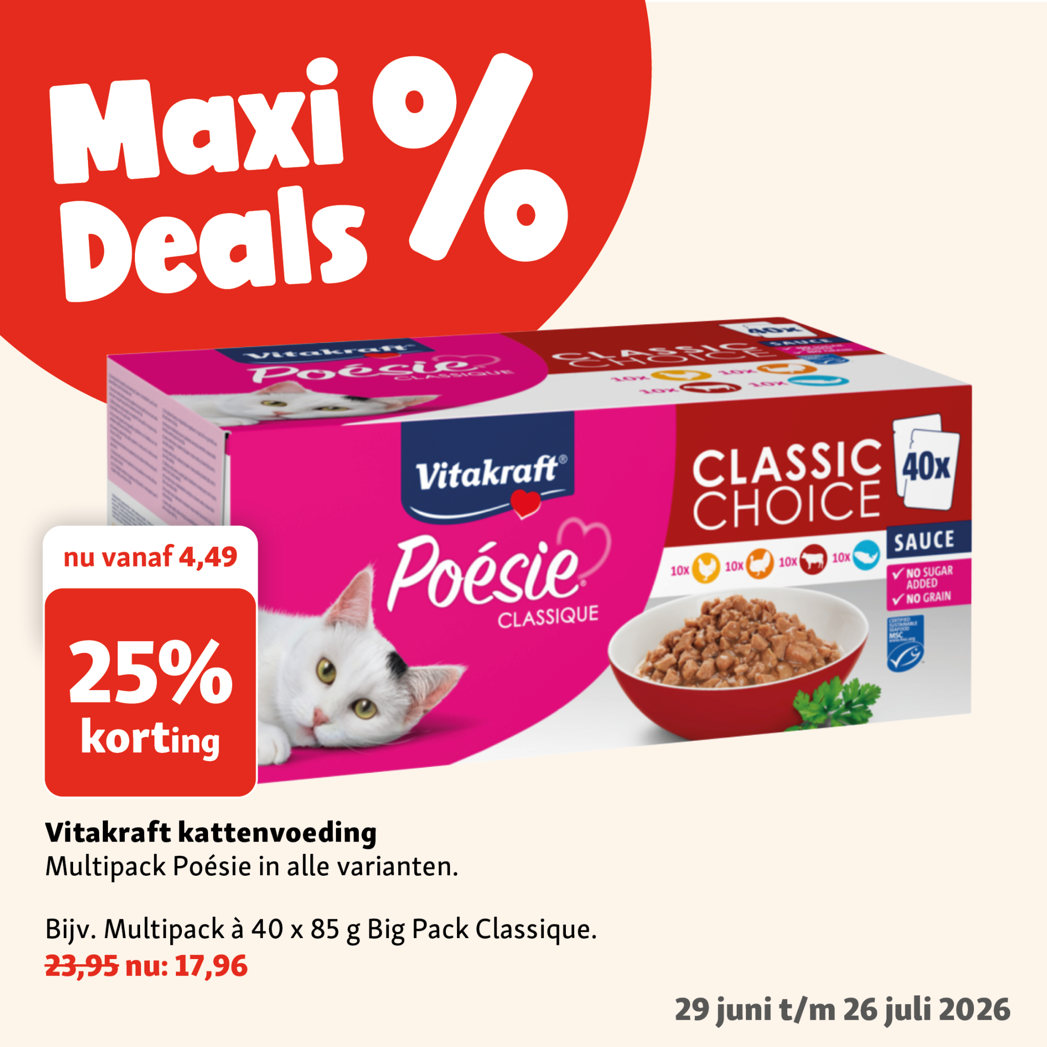 Maxi Zoo Nederland Facebook ad