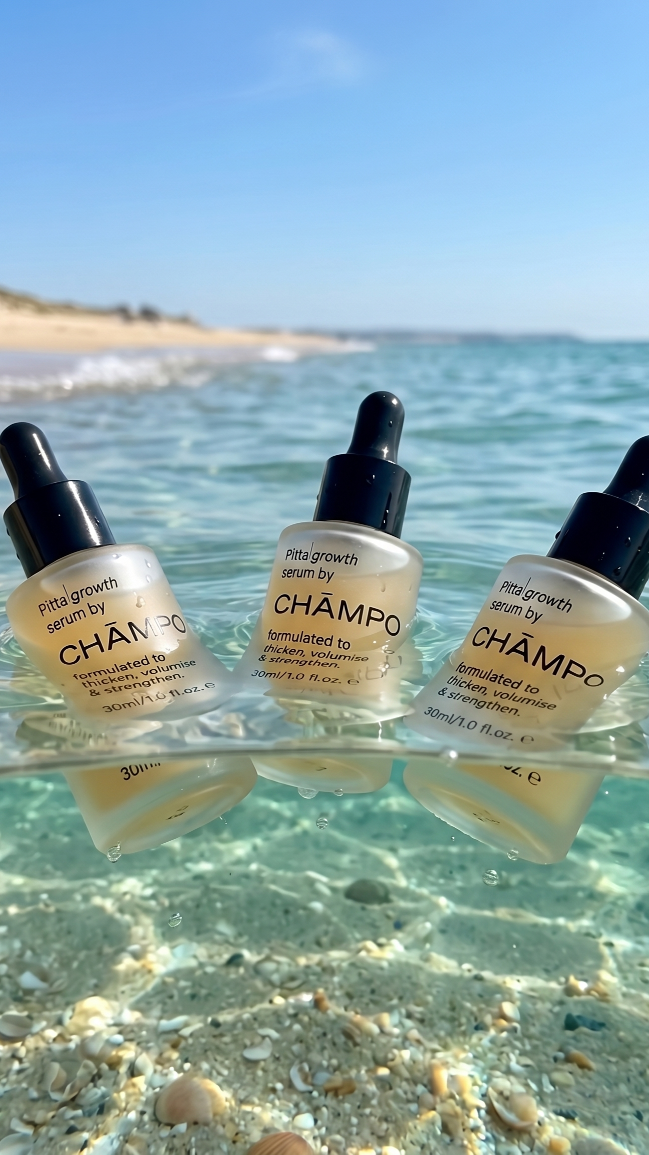 Chāmpo Haircare Facebook ad