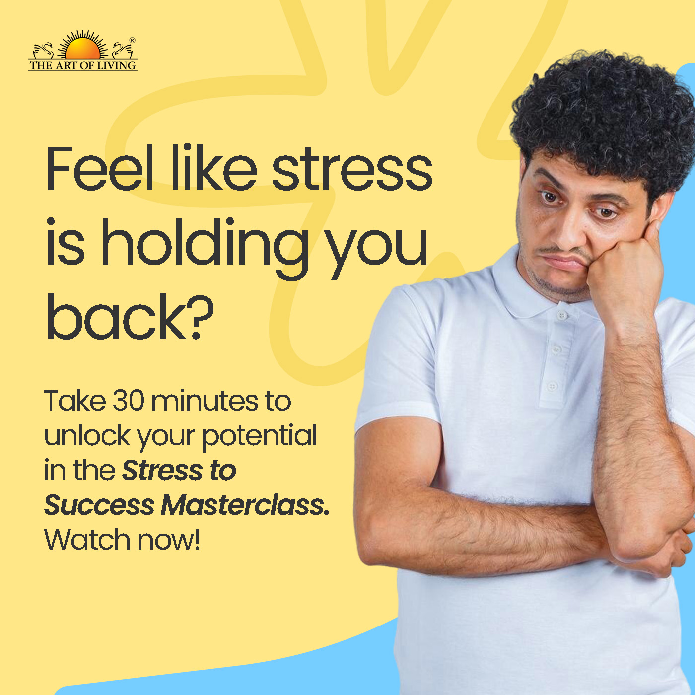 The Art of Living Facebook ad