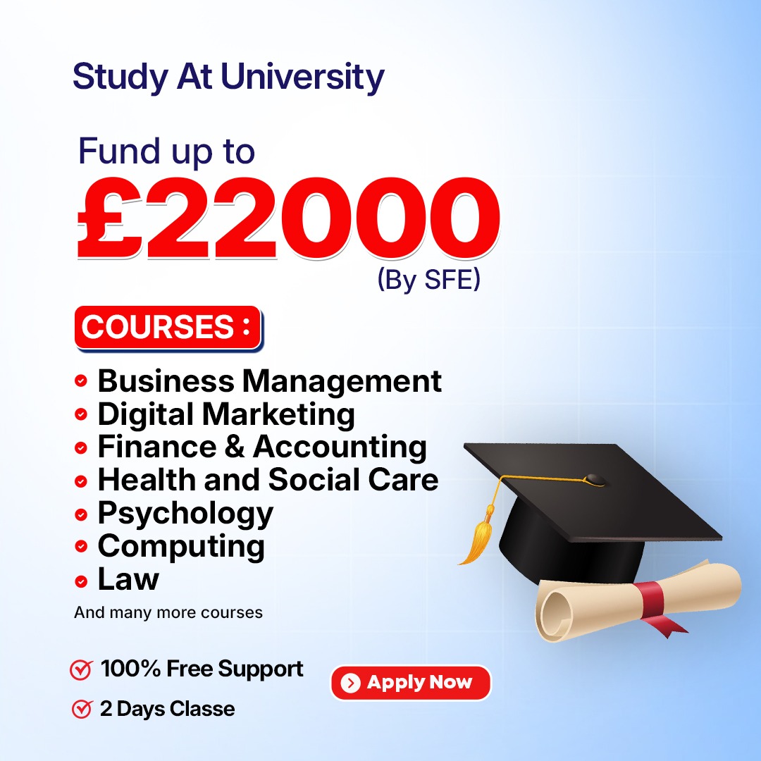 University Study Facebook ad