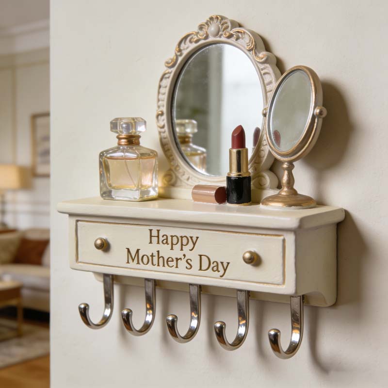 uilot.com Facebook ad: Customized mother's day themed wall hooks for dressing…