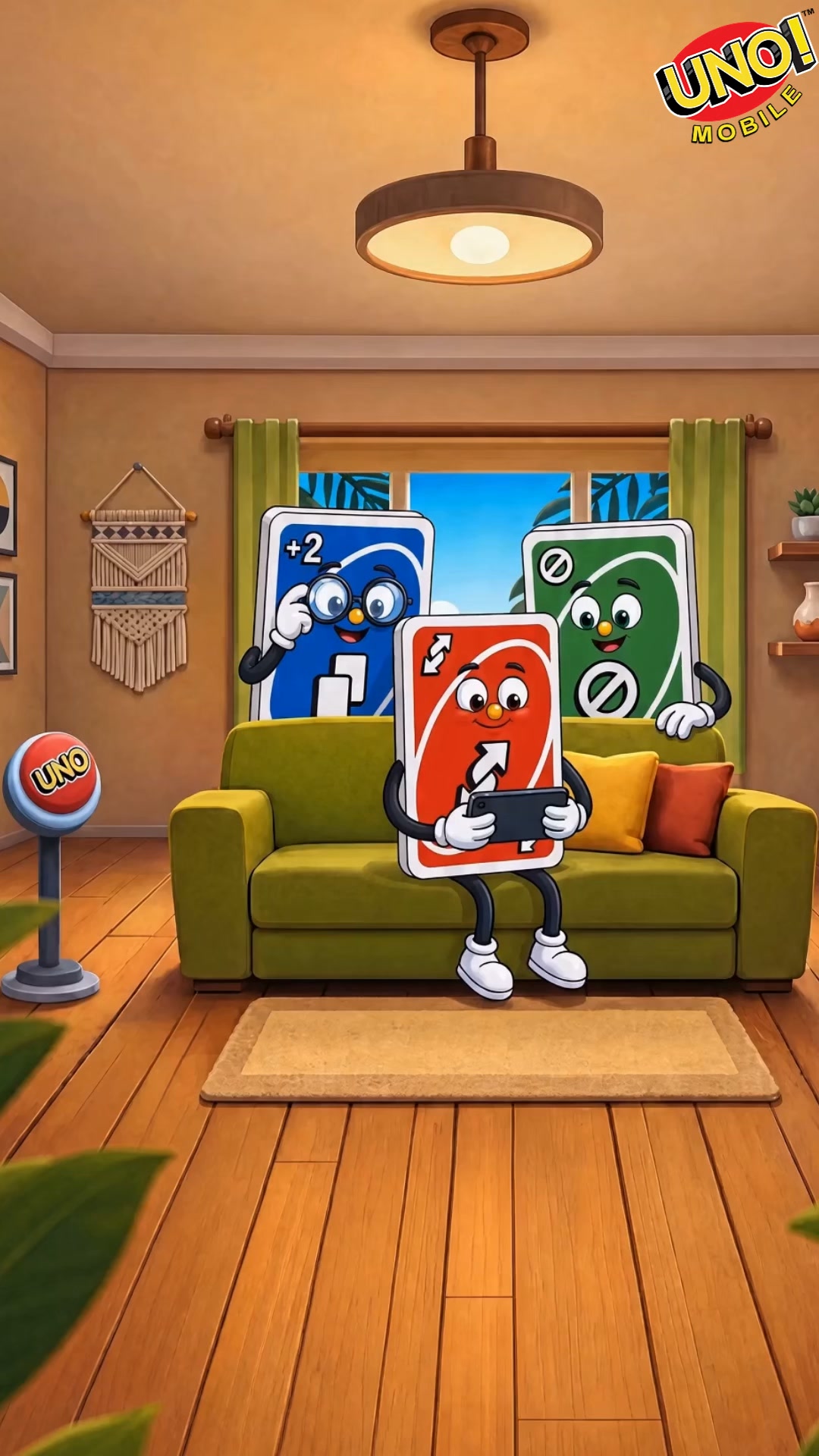 UNO! Mobile Game Facebook ad: Play UNO for free now