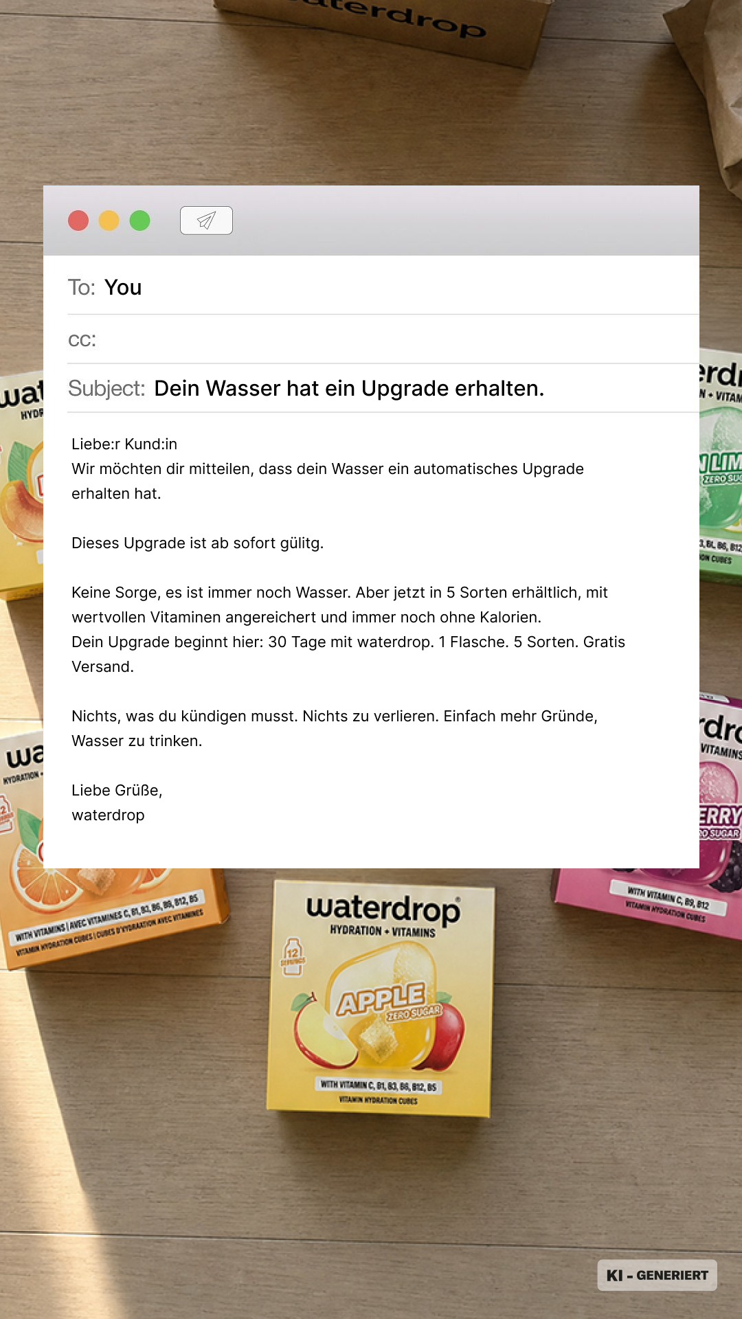 waterdrop Facebook ad