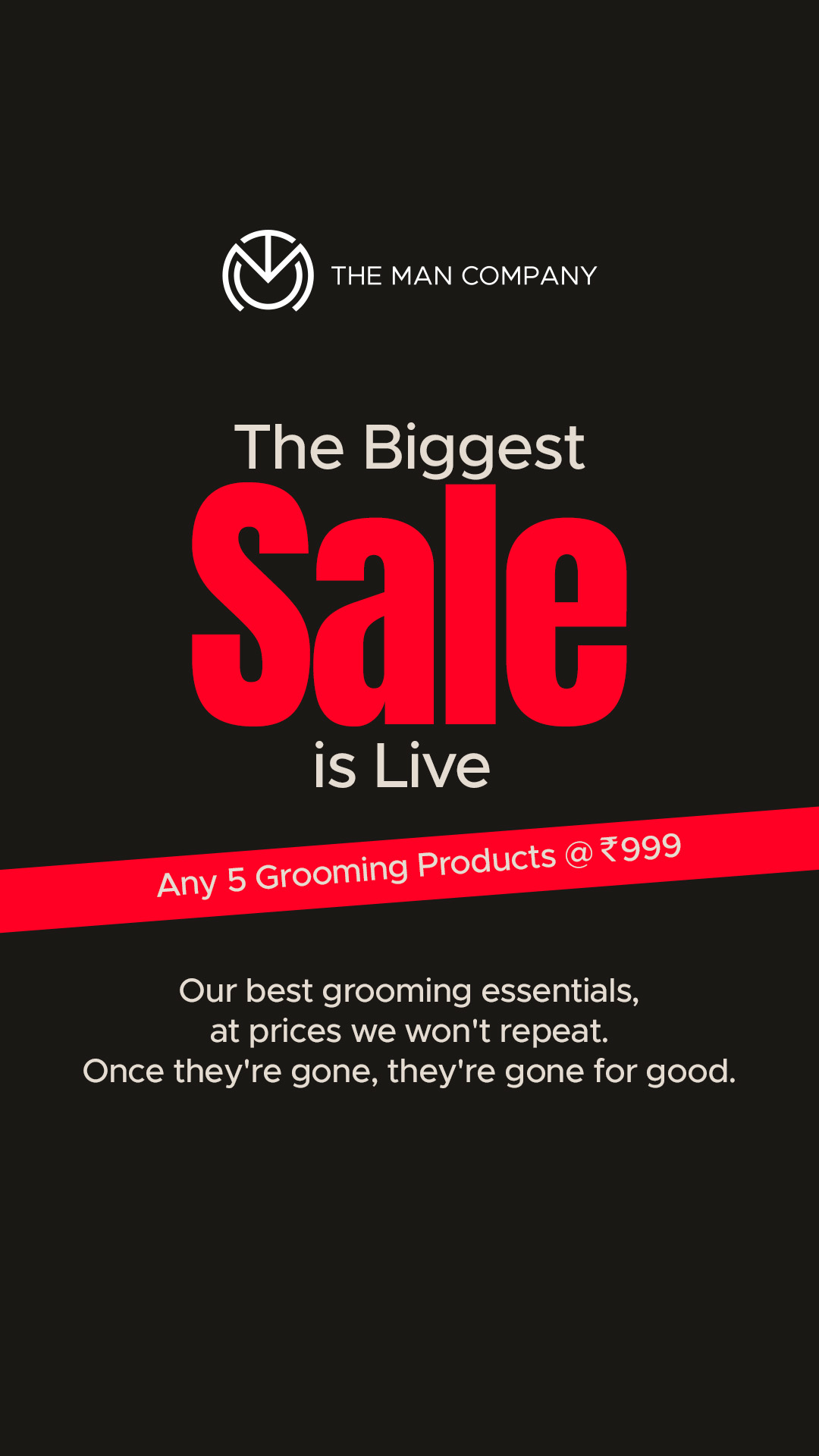 TheManCompany Facebook ad