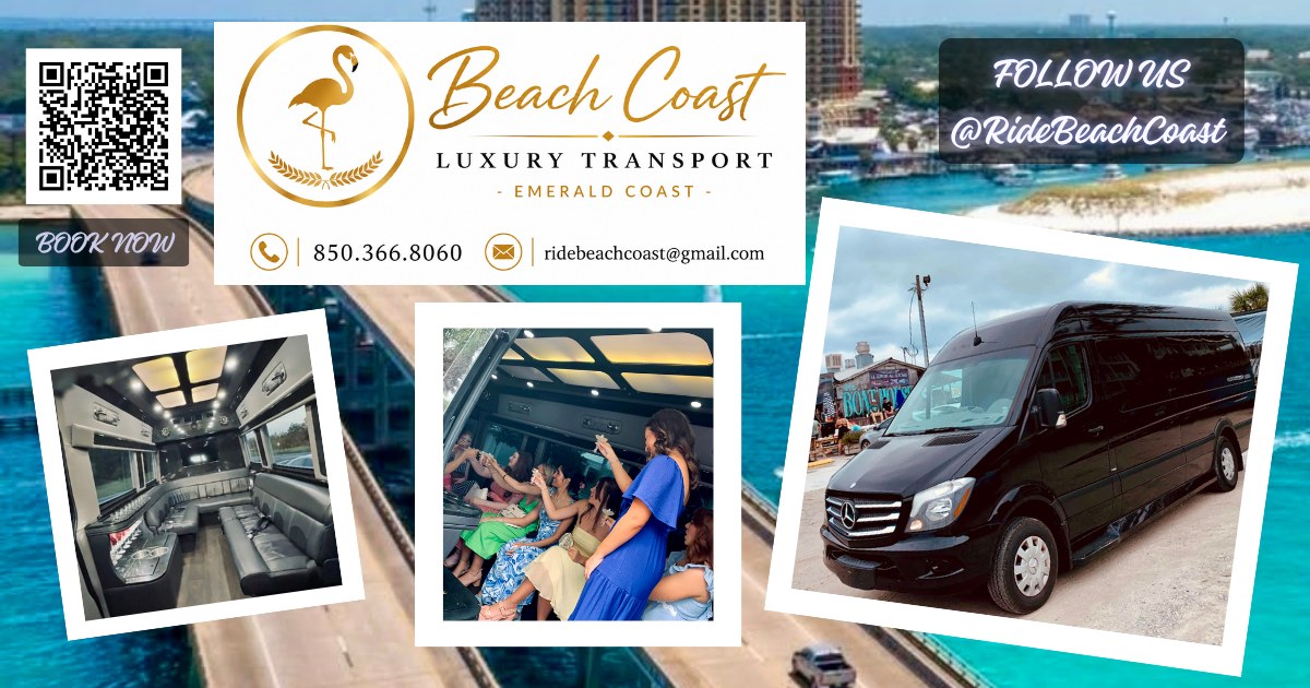 Beach Coast Luxury Transport Facebook ad