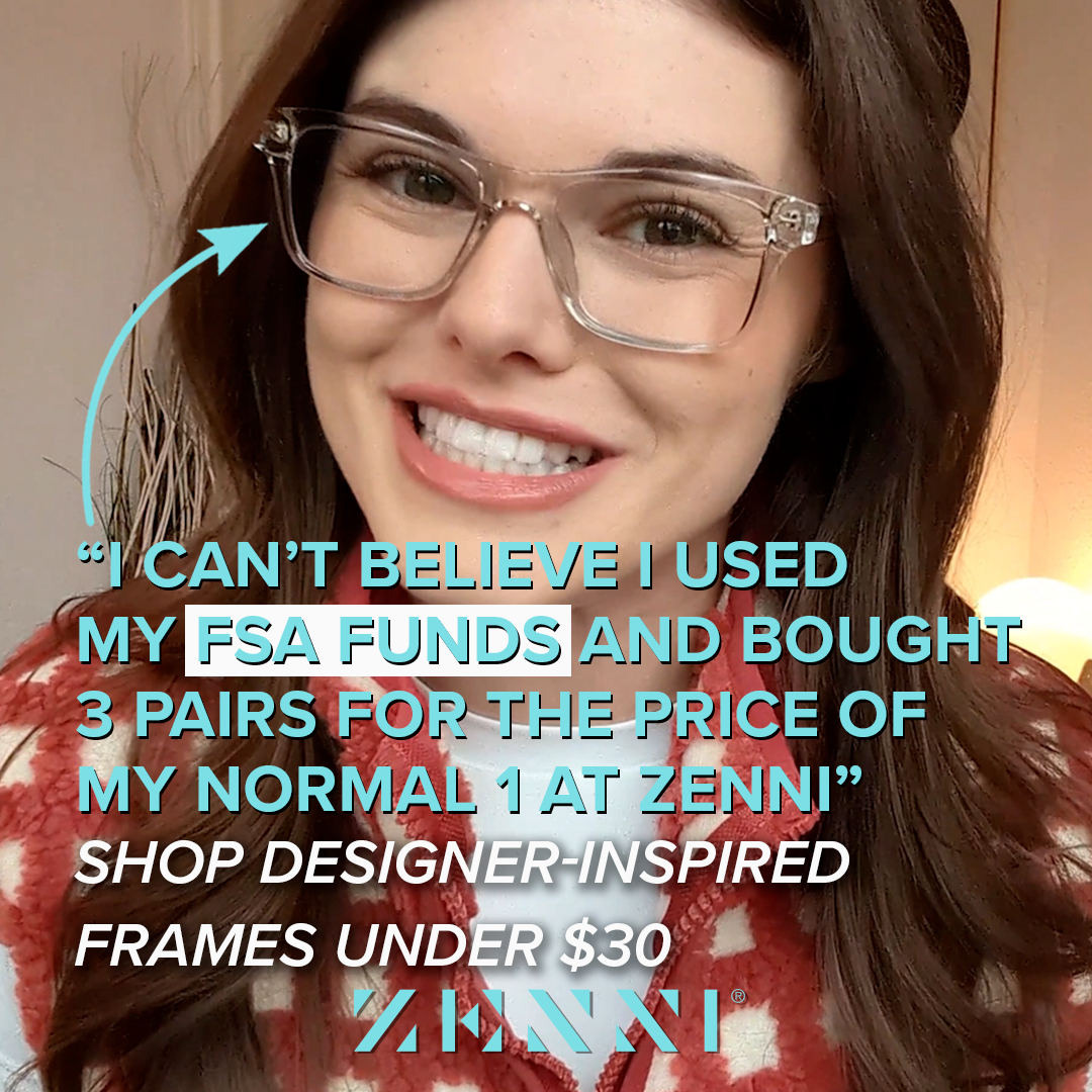 Zenni Optical Facebook ad