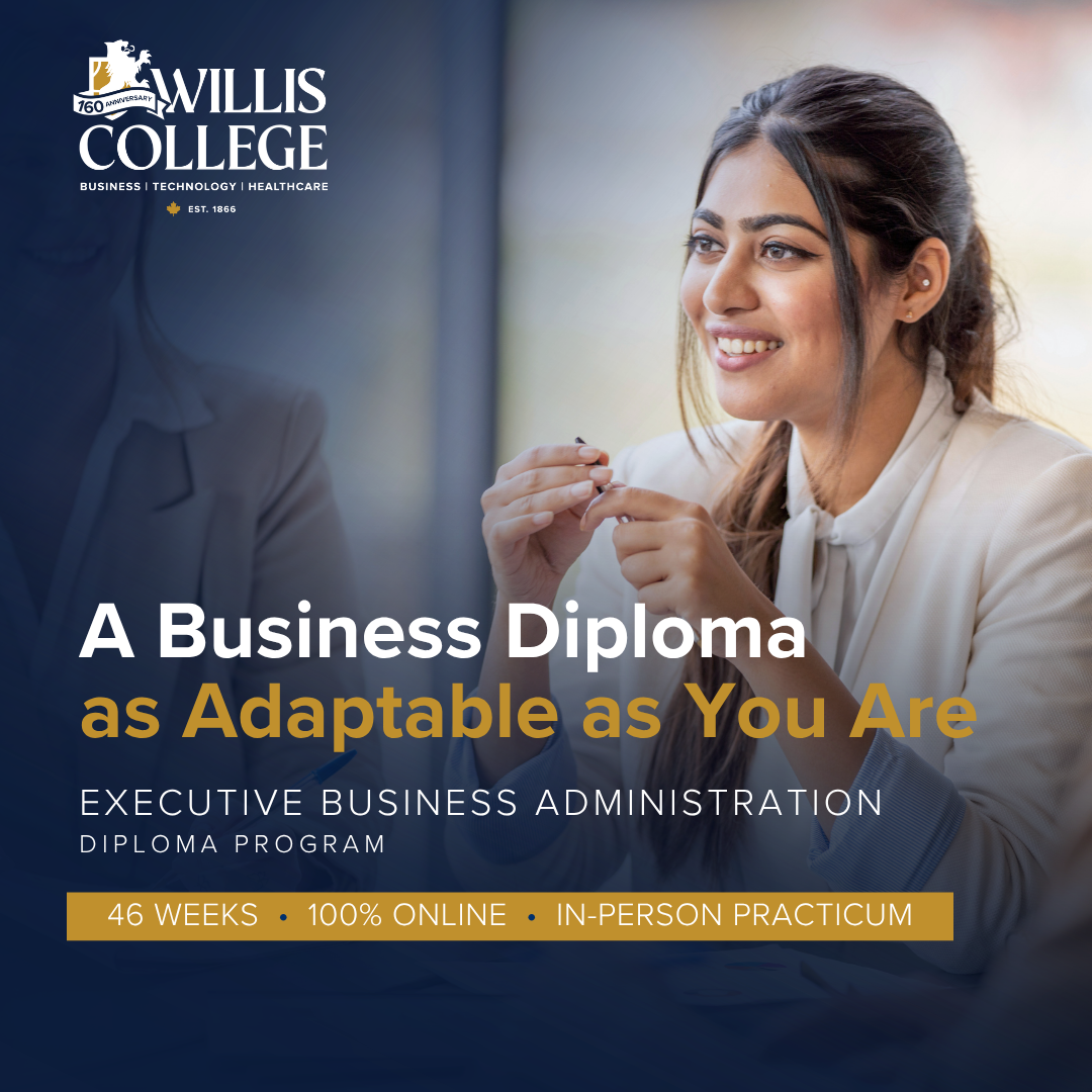 Willis College Facebook ad from Jul 8, 2026