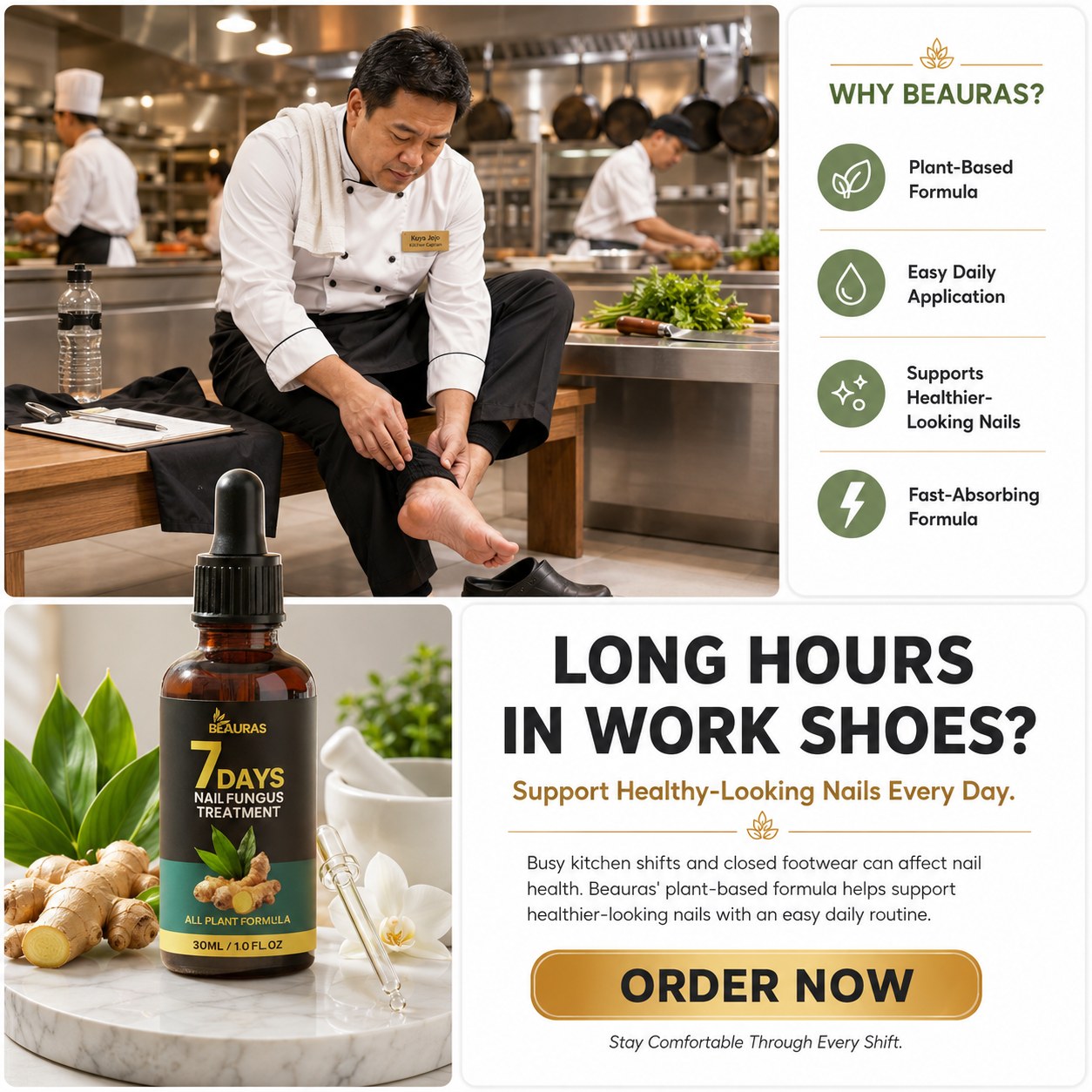 7 days Nail Fungus Treatment Oil Facebook ad
