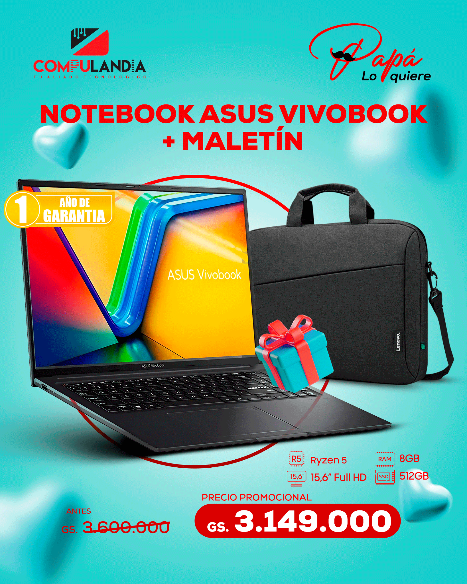 Compulandia Facebook ad