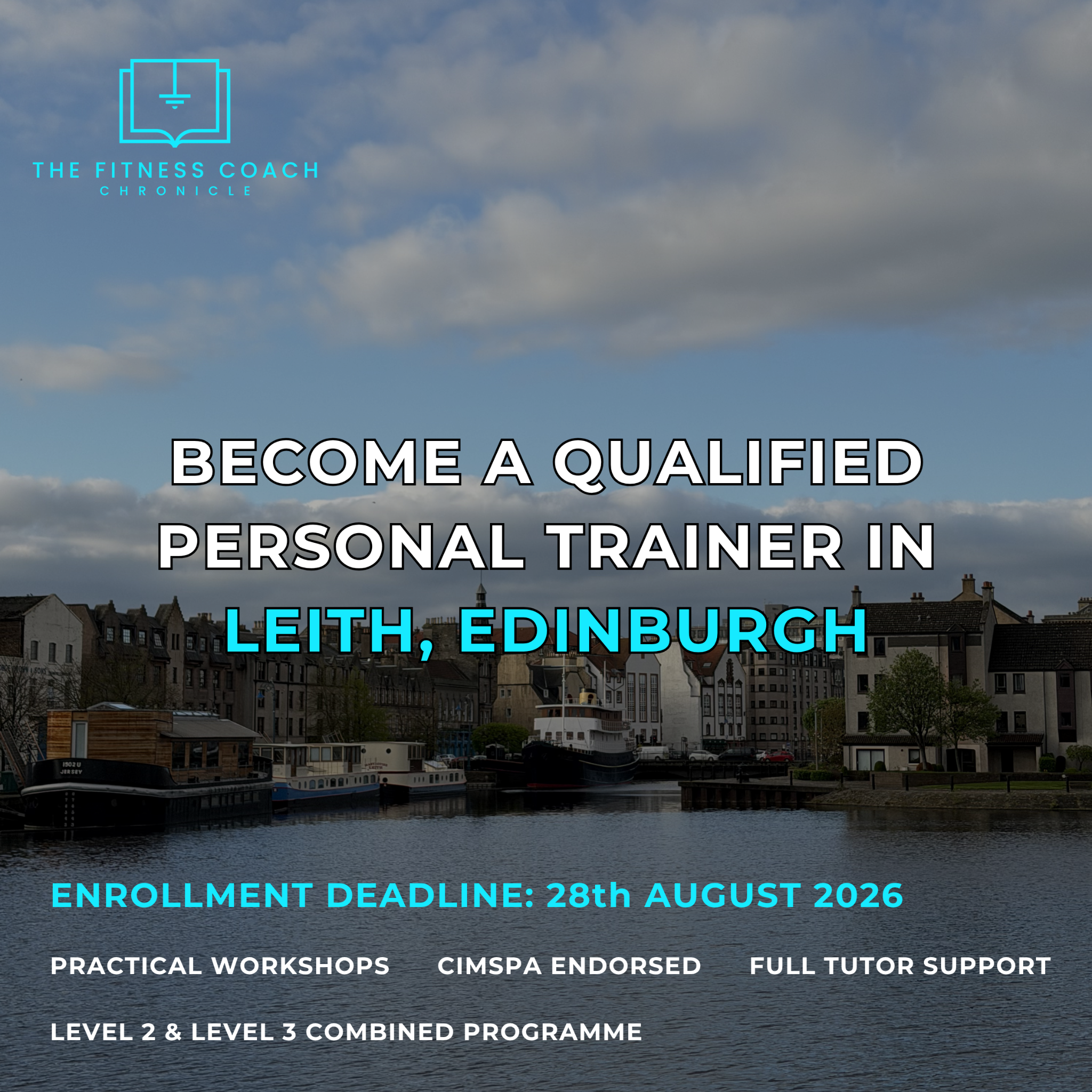 The Fitness Coach Chronicle Facebook ad: Become A PT In Edinburgh