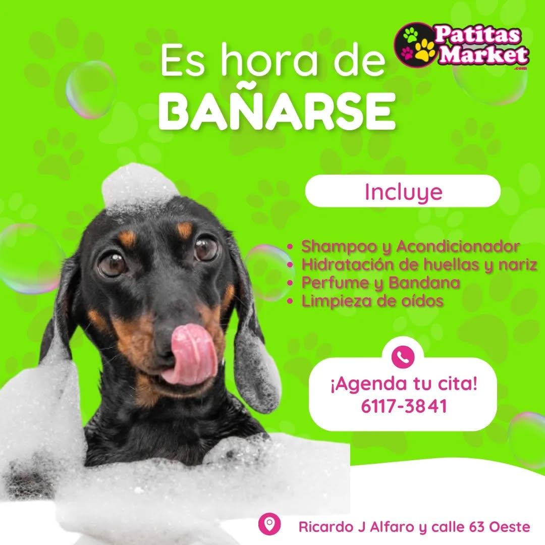 Patitas Market Facebook ad: Tenemos el mejor servicio para tu peludo
