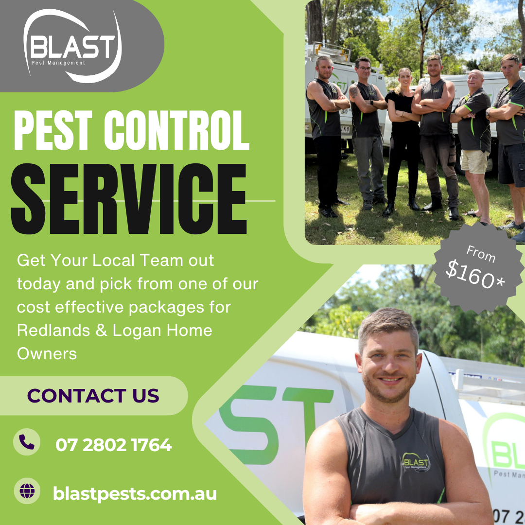 Blast Pest Management Facebook ad: Pest Control Treatments