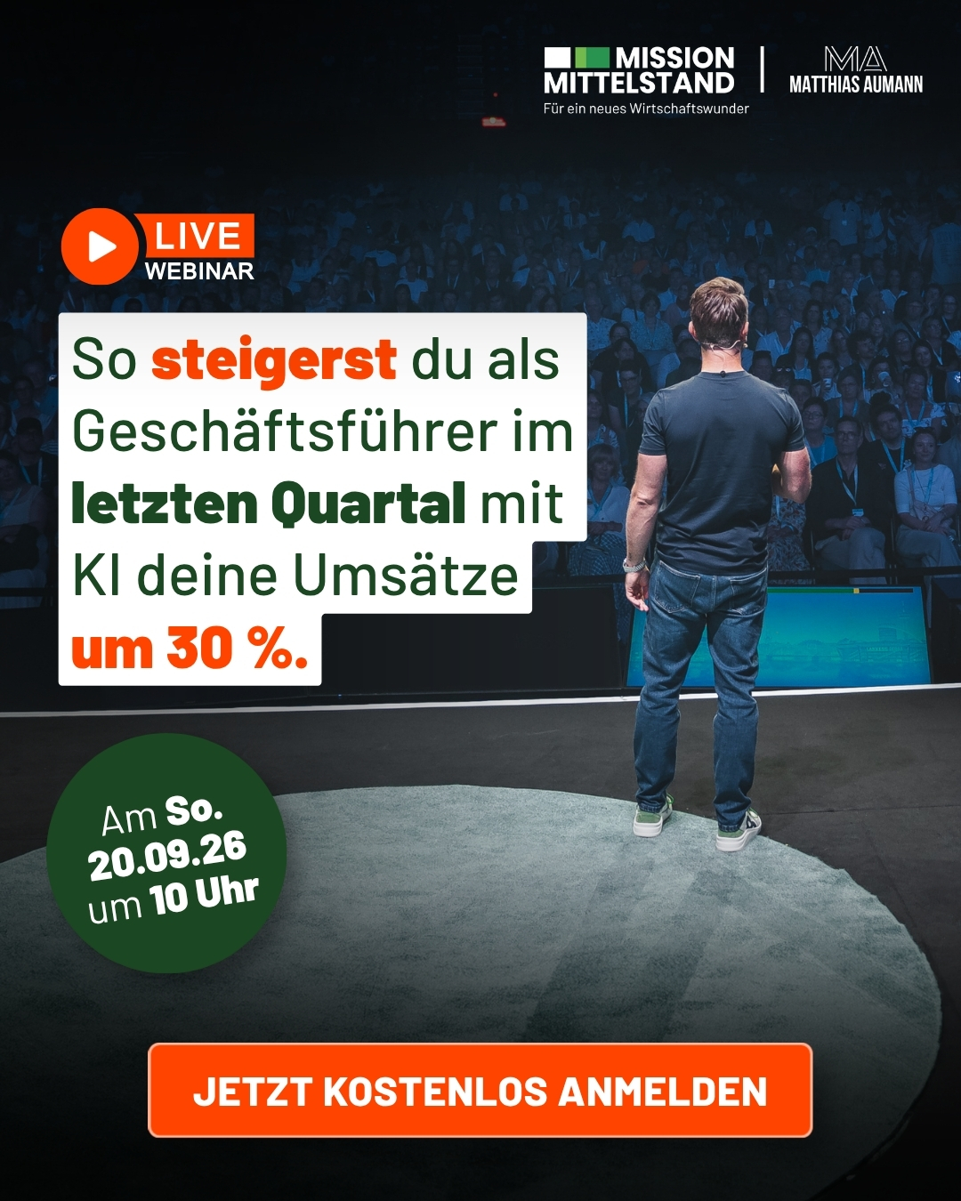 Matthias Aumann Facebook ad