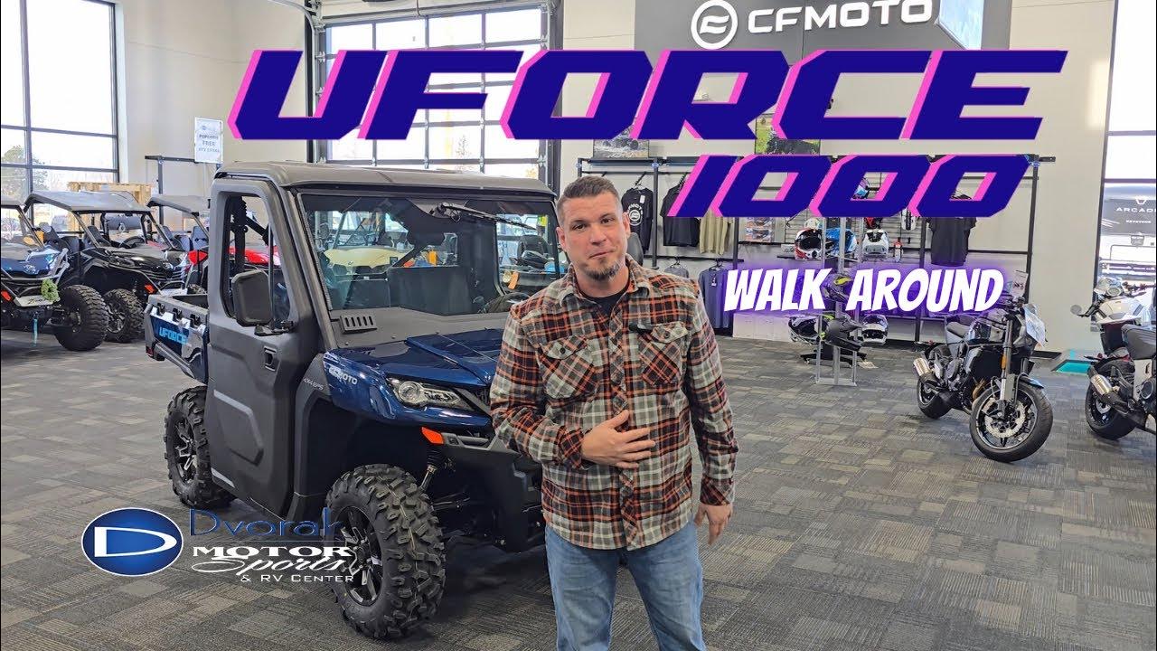 Dvorak Motorsports & RV Center Facebook ad: 2026 CFMOTO UForce 1000 with Extra Accessories