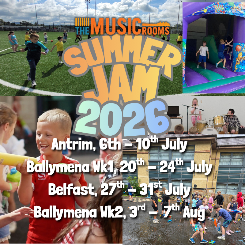 The Music Rooms Facebook ad: KIDS SUMMER CAMP!