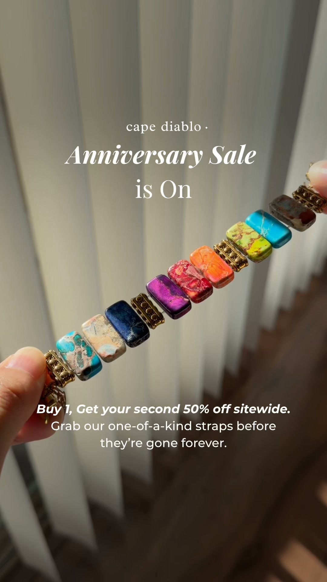 Cape Diablo Facebook ad: BUY 1, GET THE 2ND 50% OFF
