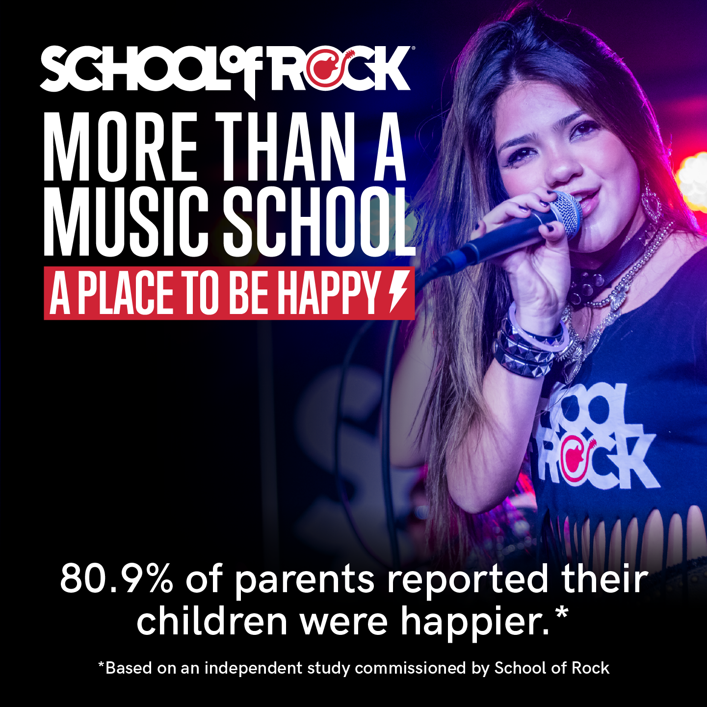 School of Rock Facebook ad from Feb 17, 2026