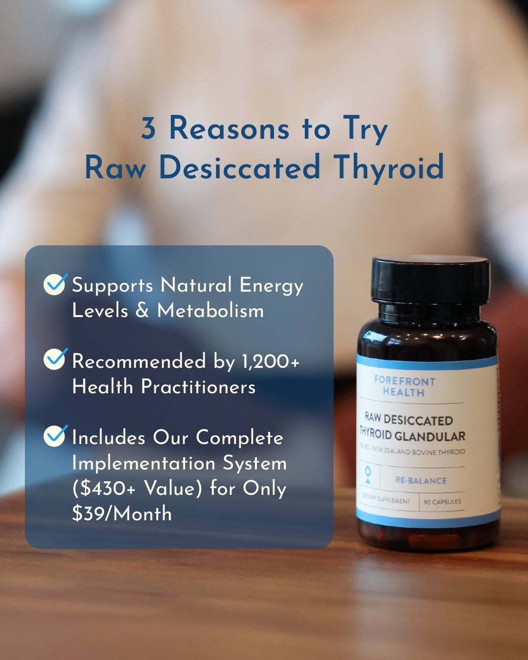 Forefront Health Facebook ad
