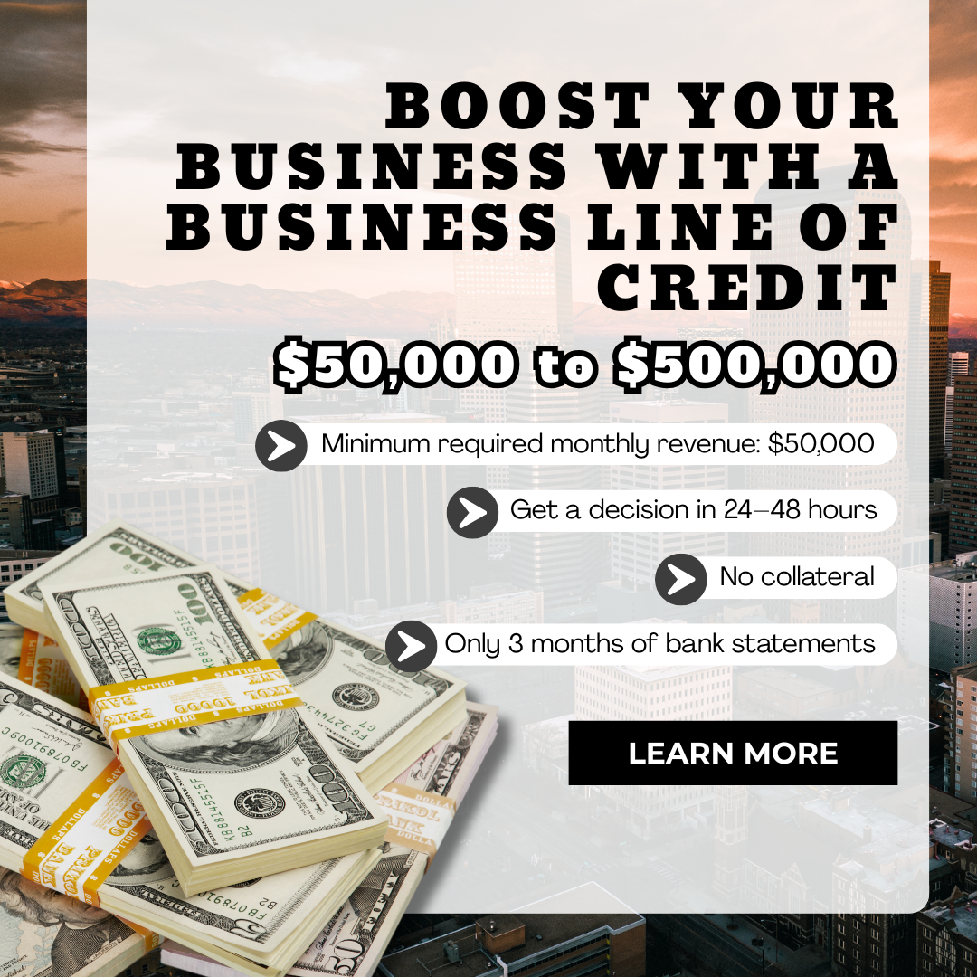 Berkman Financial Facebook ad: $50K-$500K Business Lines of Credit