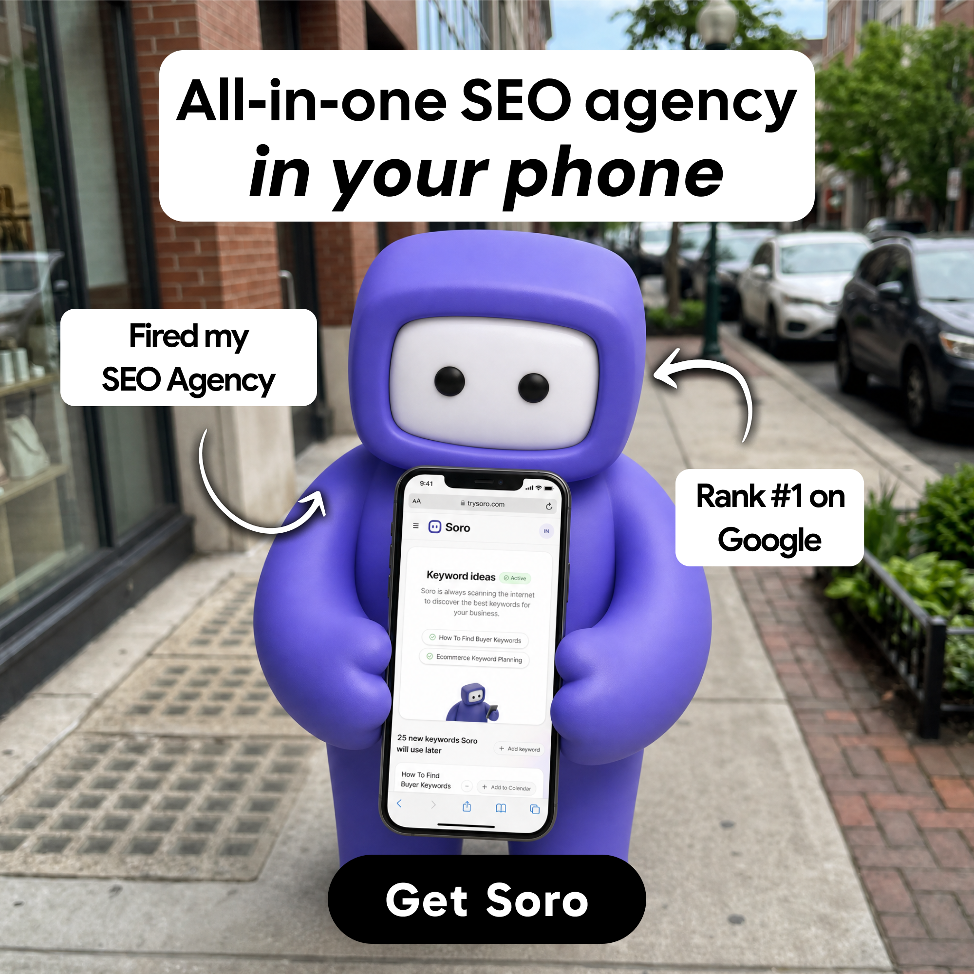 Soro SEO Facebook ad