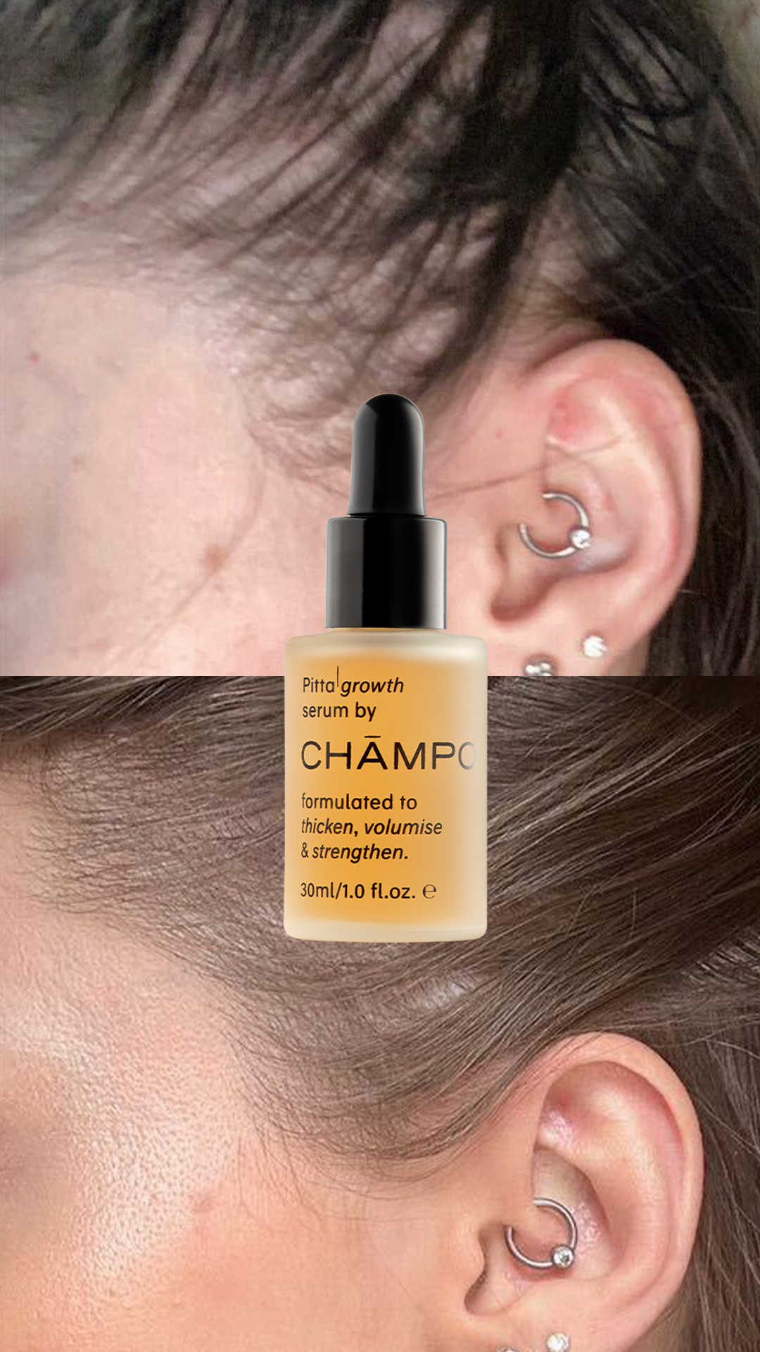 Chāmpo Haircare Facebook ad