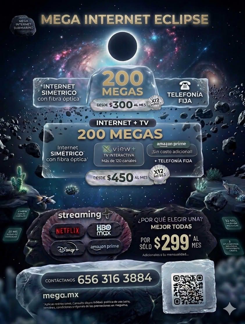 Megacable Facebook ad from Jun 4, 2026