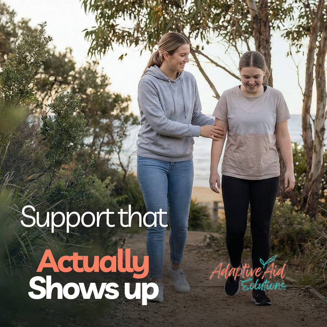 Adaptive Aid Solutions Facebook ad: NDIS support for families - NSW
