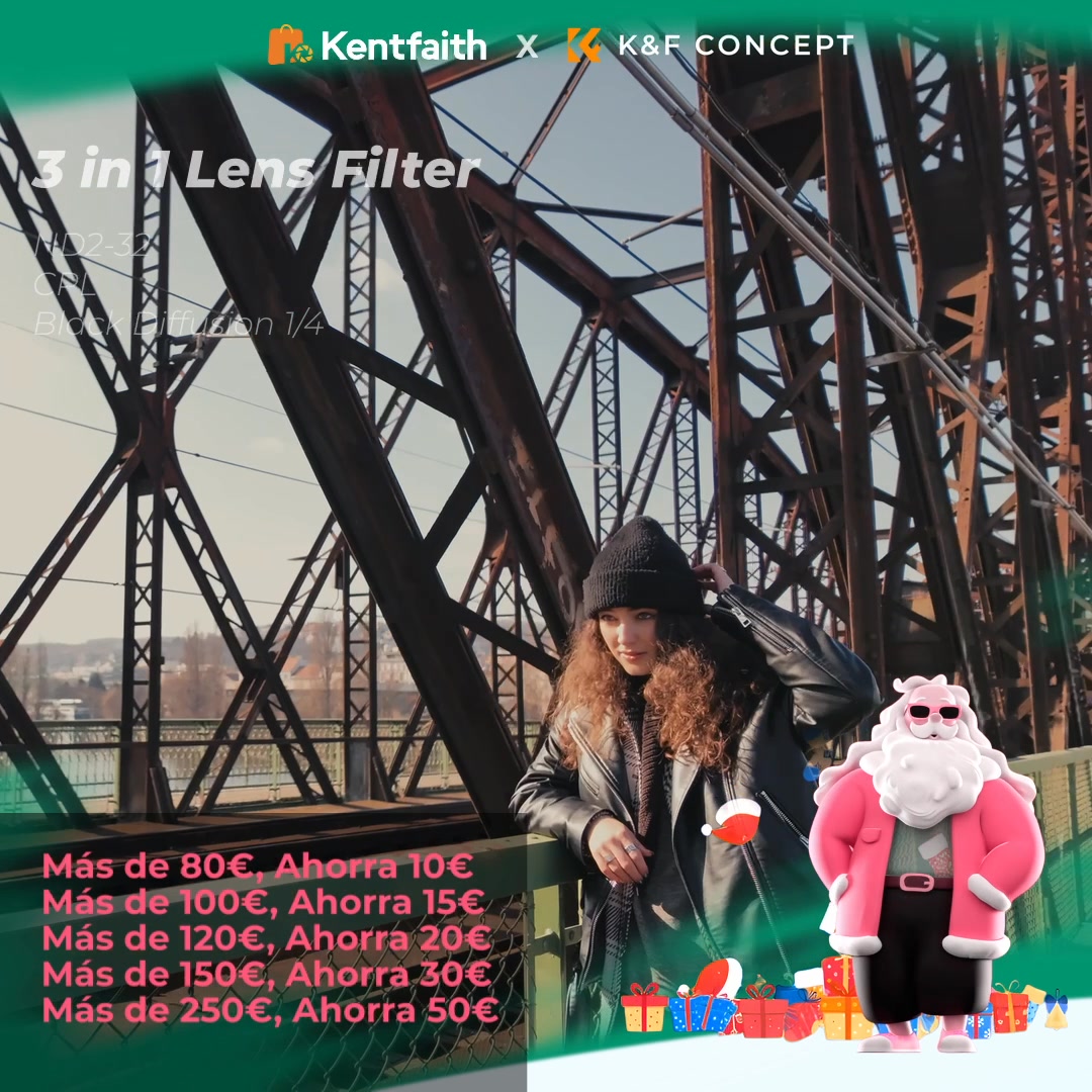 Kentfaith-ES Facebook ad: Regalo de Navidad para fotógrafos