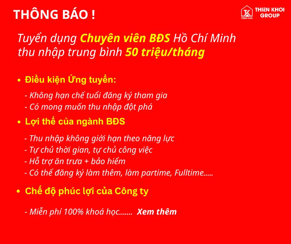 THIÊN KHÔI HCM - Tuyển dụng và Đào tạo nhân sự Facebook ad: Quan Tâm Việc Làm Thêm HC