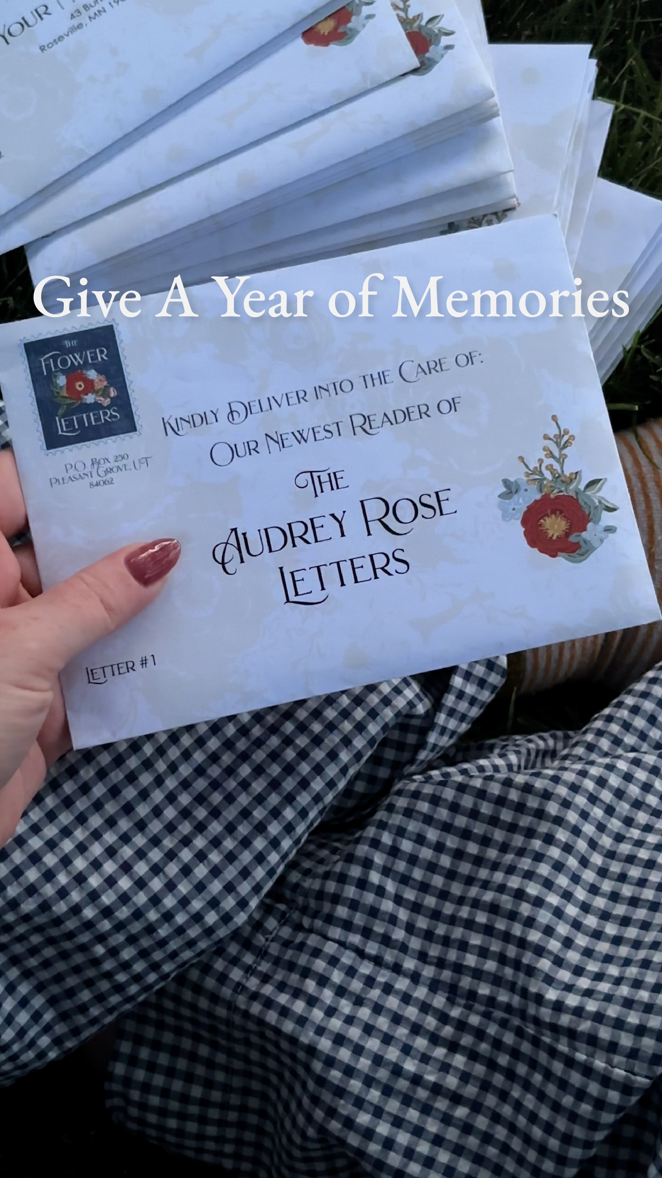 The Flower Letters Facebook ad