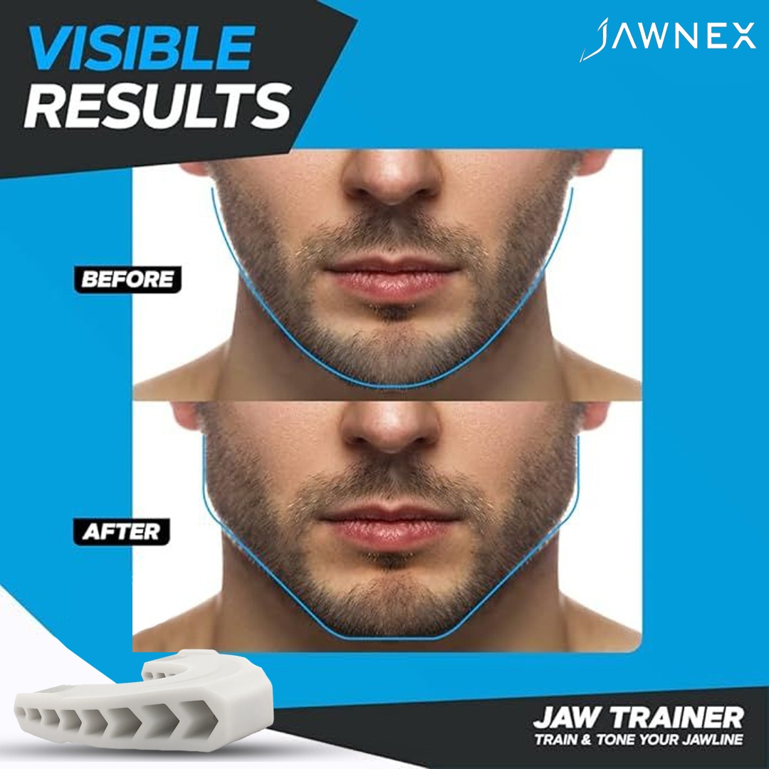 Jawnex Facebook ad: Start your 21-Day Jawline Transformation