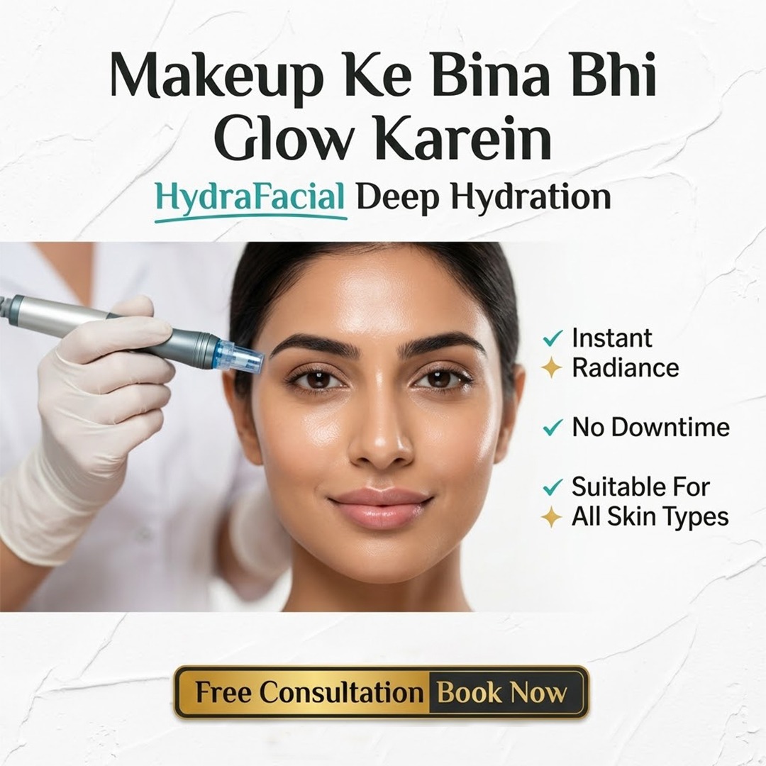Holistic Care Pharmacy Facebook ad: Congested skin products couldn't fix. HydraFacial can.
