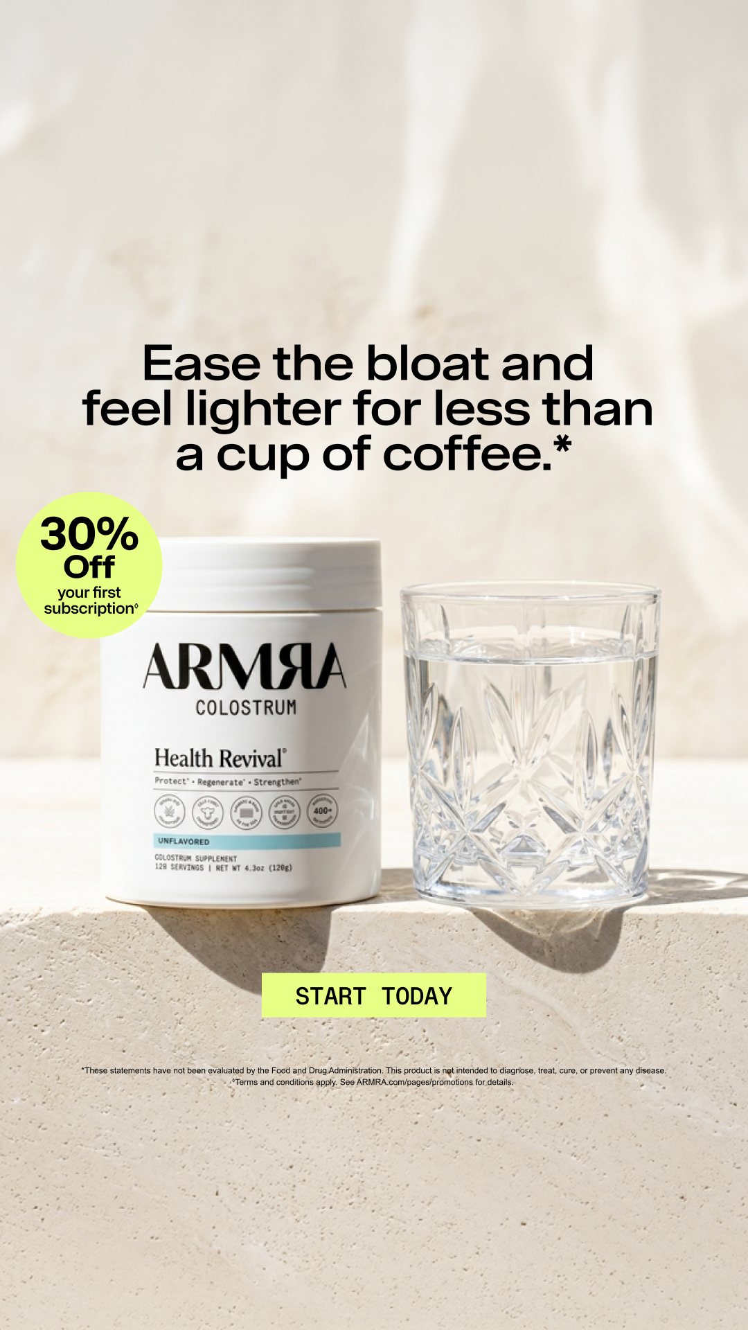 ARMRA Facebook ad